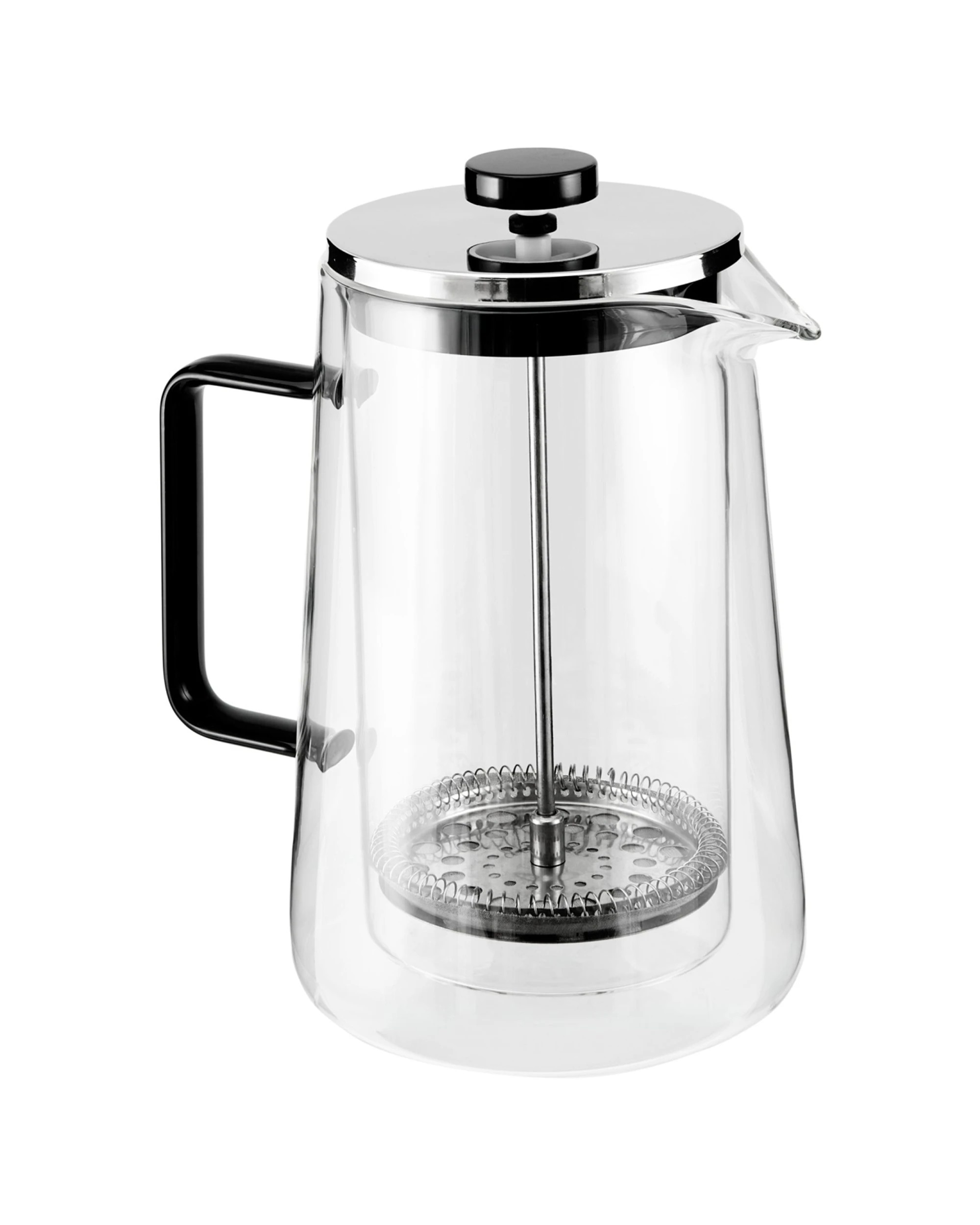 2 Maxwell & Williams 1 Litre Double Wall Glass Coffee Plunger French Press
 - Plain, 2 of 3