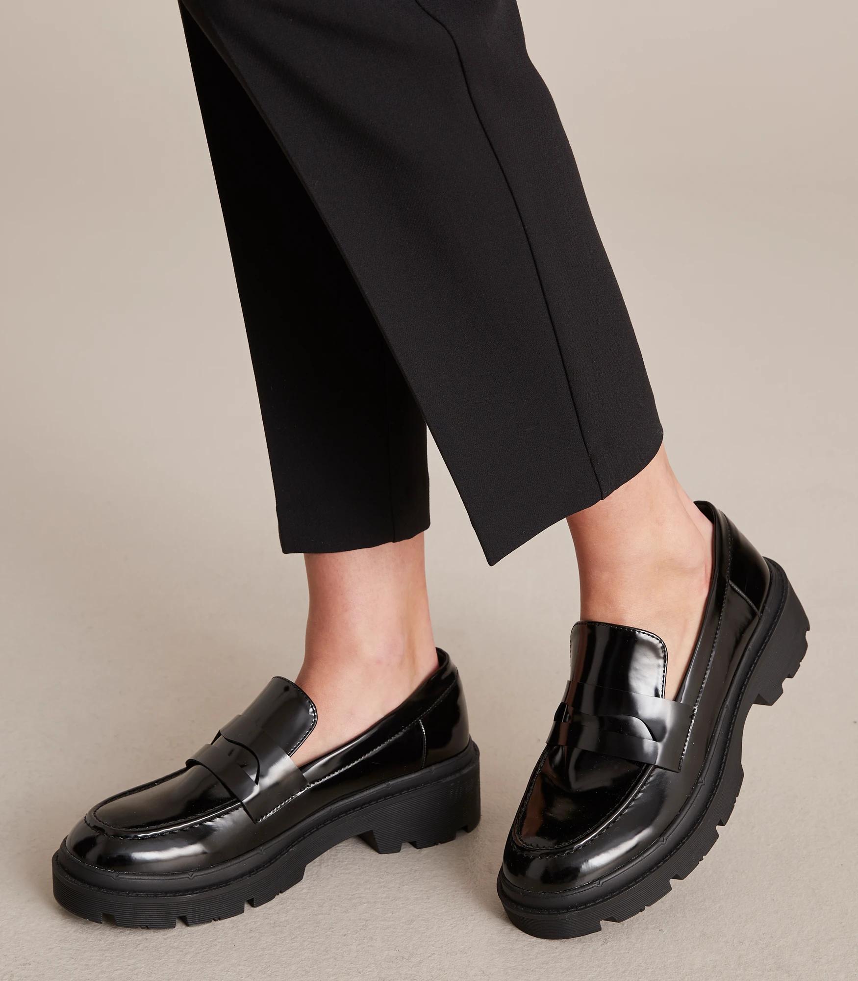 8 High Waist Slim Tapered Ankle Pants - Preview BLACK, 8 of 10