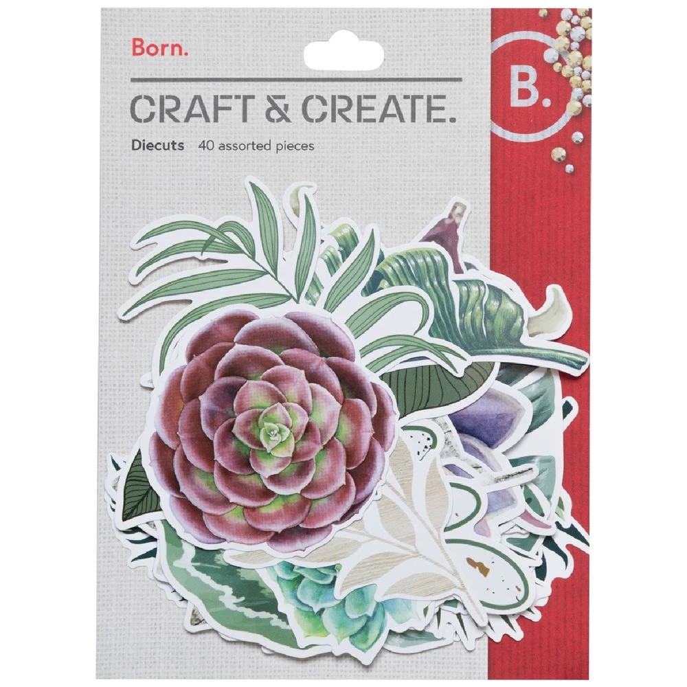 1 Born Die Cuts Botanical, 1 of 2
