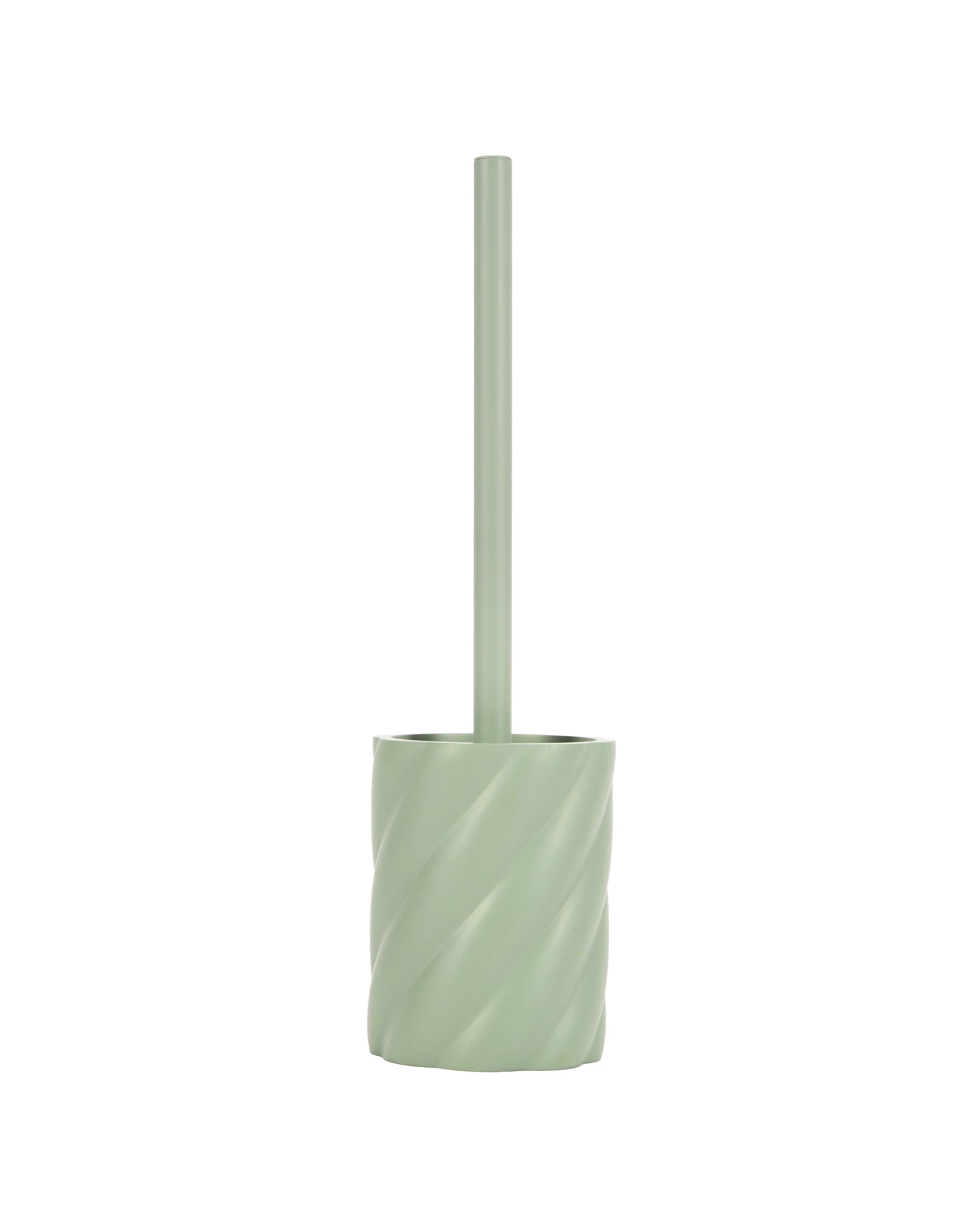 6 Green Swirl Toilet Brush, 6 of 7