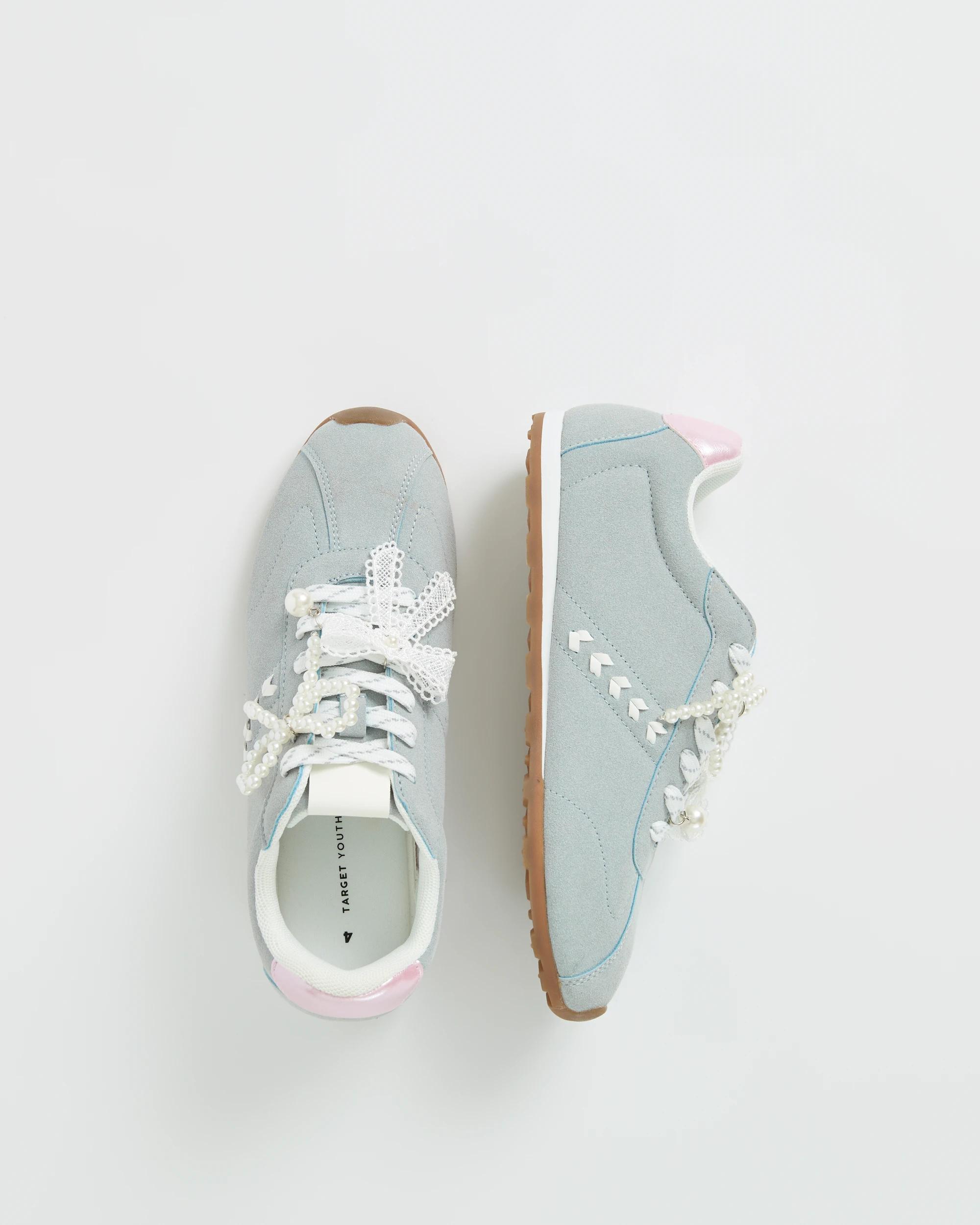 3 Target Youth Sleek Retro Sneakers BLUE, 3 of 3