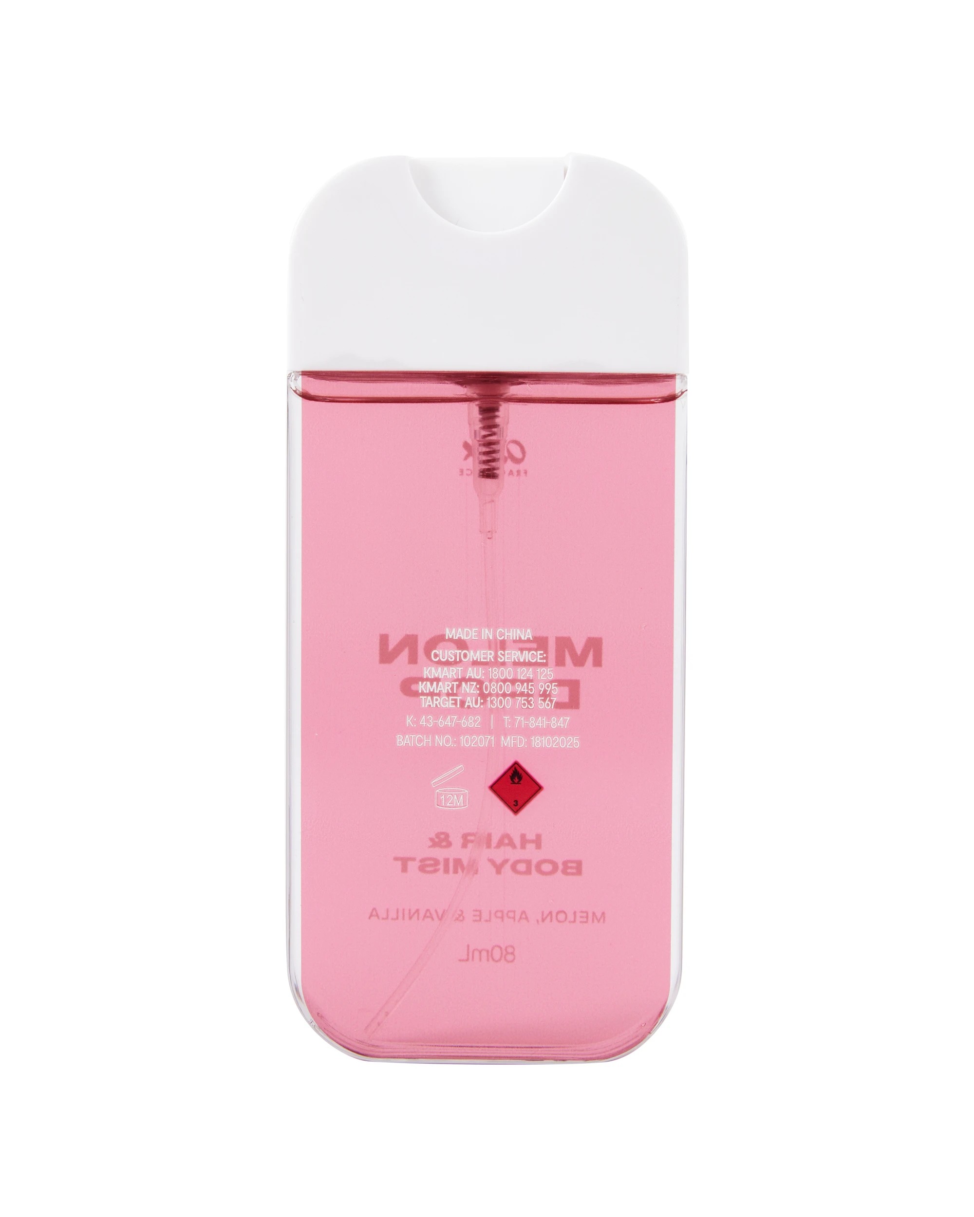 4 OXX Fragrance Melon Drop Hair and Body Mist 80ml - Melon, Apple and Vanilla Scented, 4 of 6