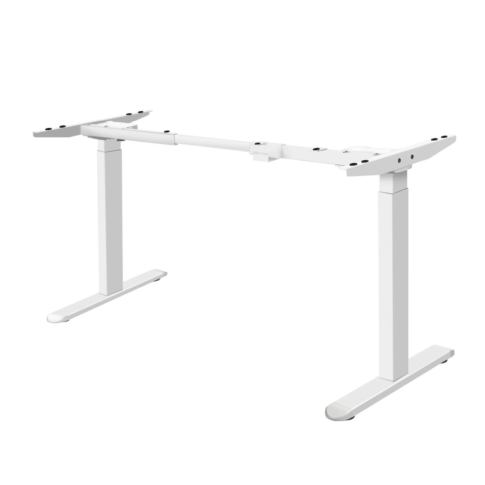 1 Oikiture Standing Desk Leg Frame Dual Motor
 - White, 1 of 4