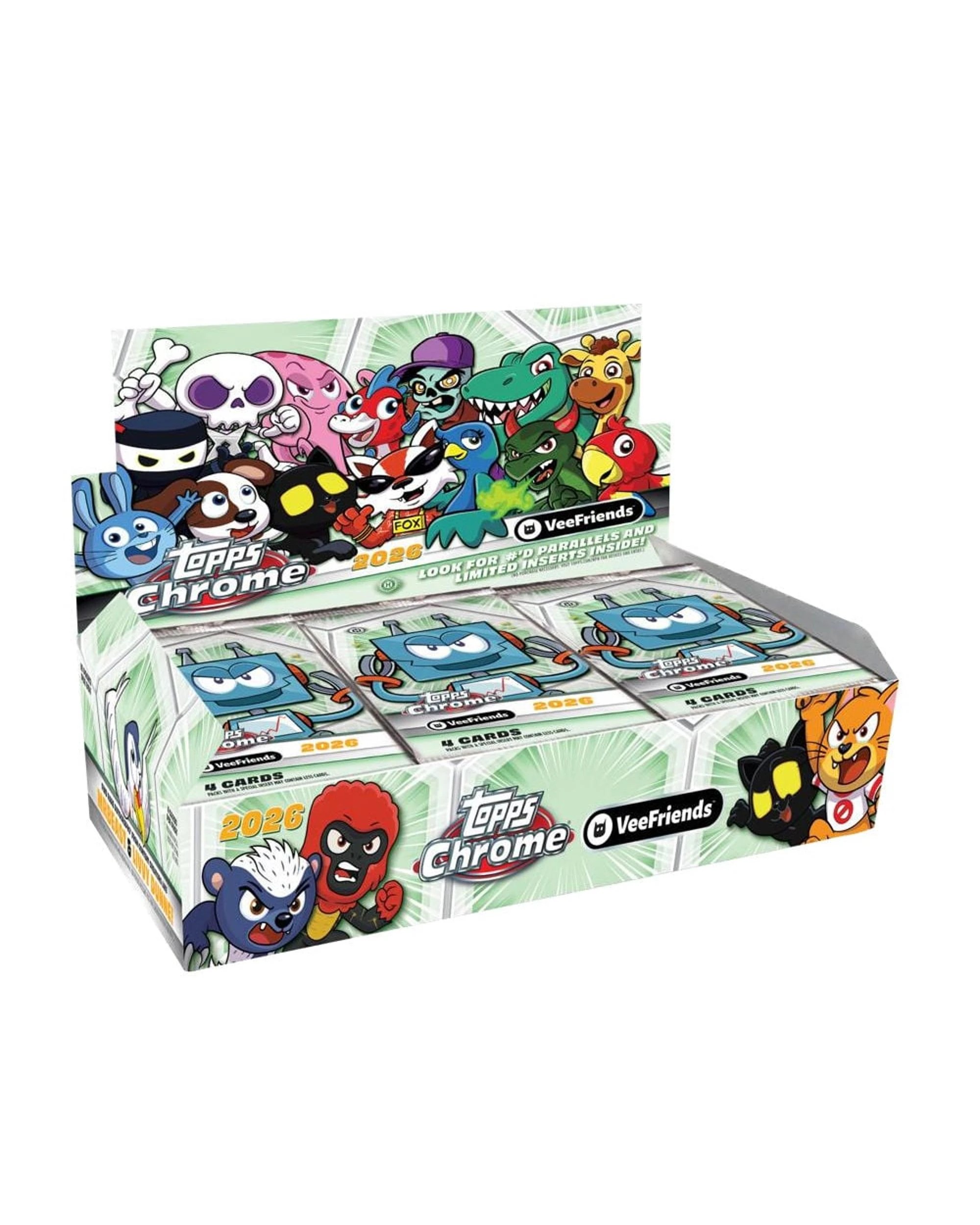 1 Topps Chrome 2026 VeeFriends Hobby Box, 1 of 9