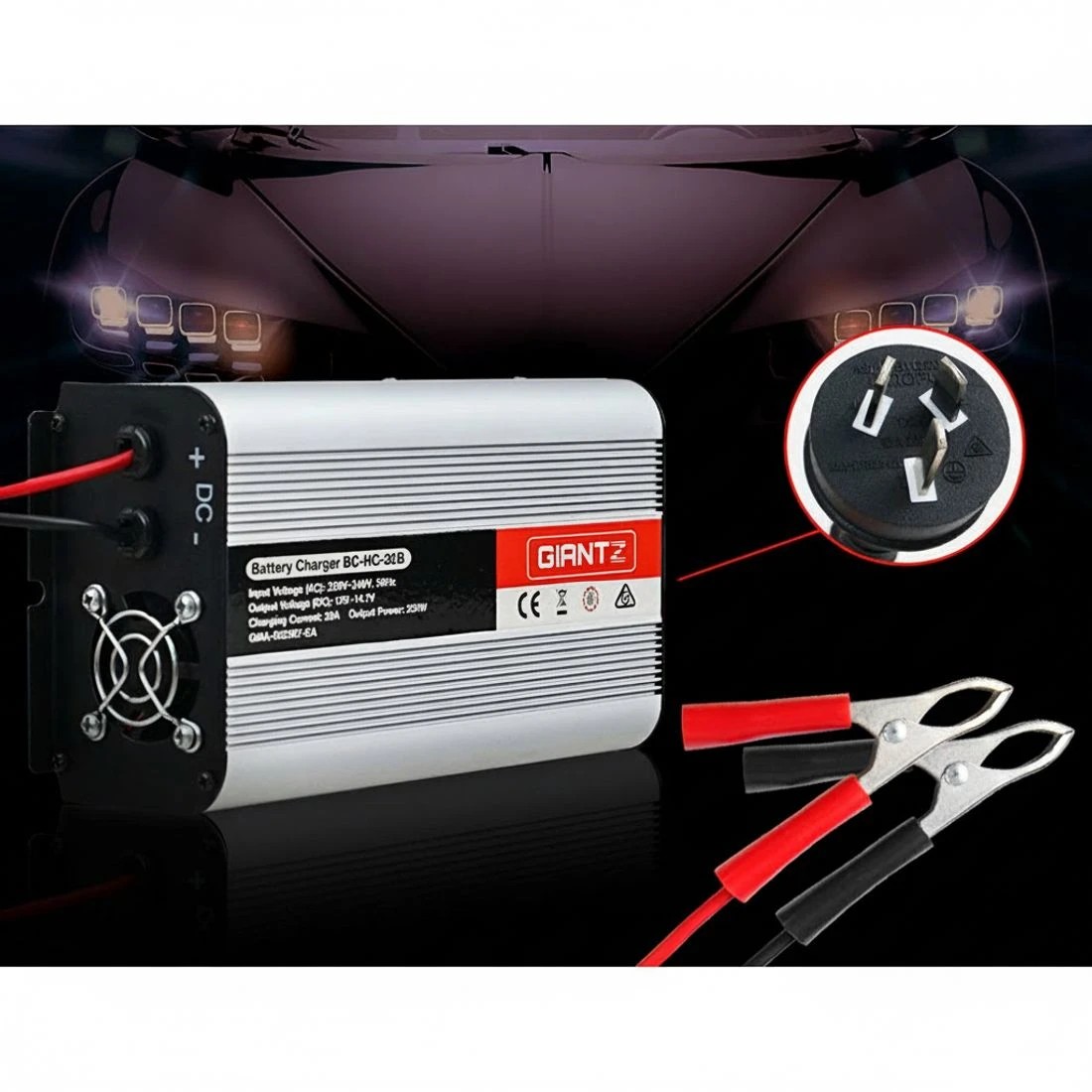 5 Giantz 12V 20A Car Battery Charger Inverter 20 Amp ATV 4WD Boat Caravan - Multi, 5 of 7