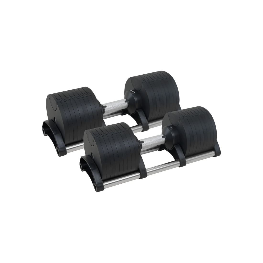 1 Powertrain Eon 72kg Dial-Up Adjustable Dumbbell Home Gym Weights Plates Exercise, 1 of 6