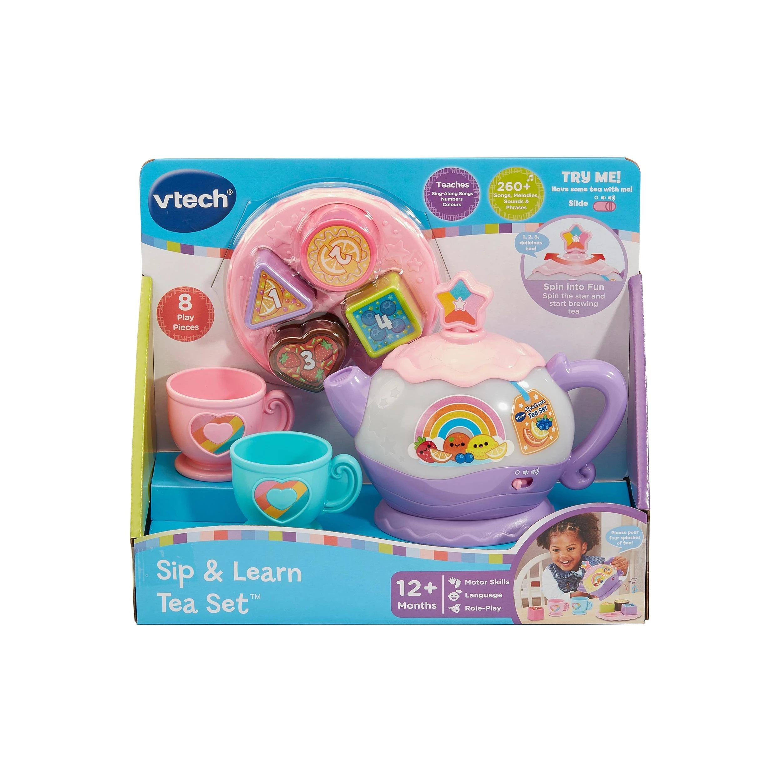 1 VTech Sip & Learn Tea Set - Multi, 1 of 2