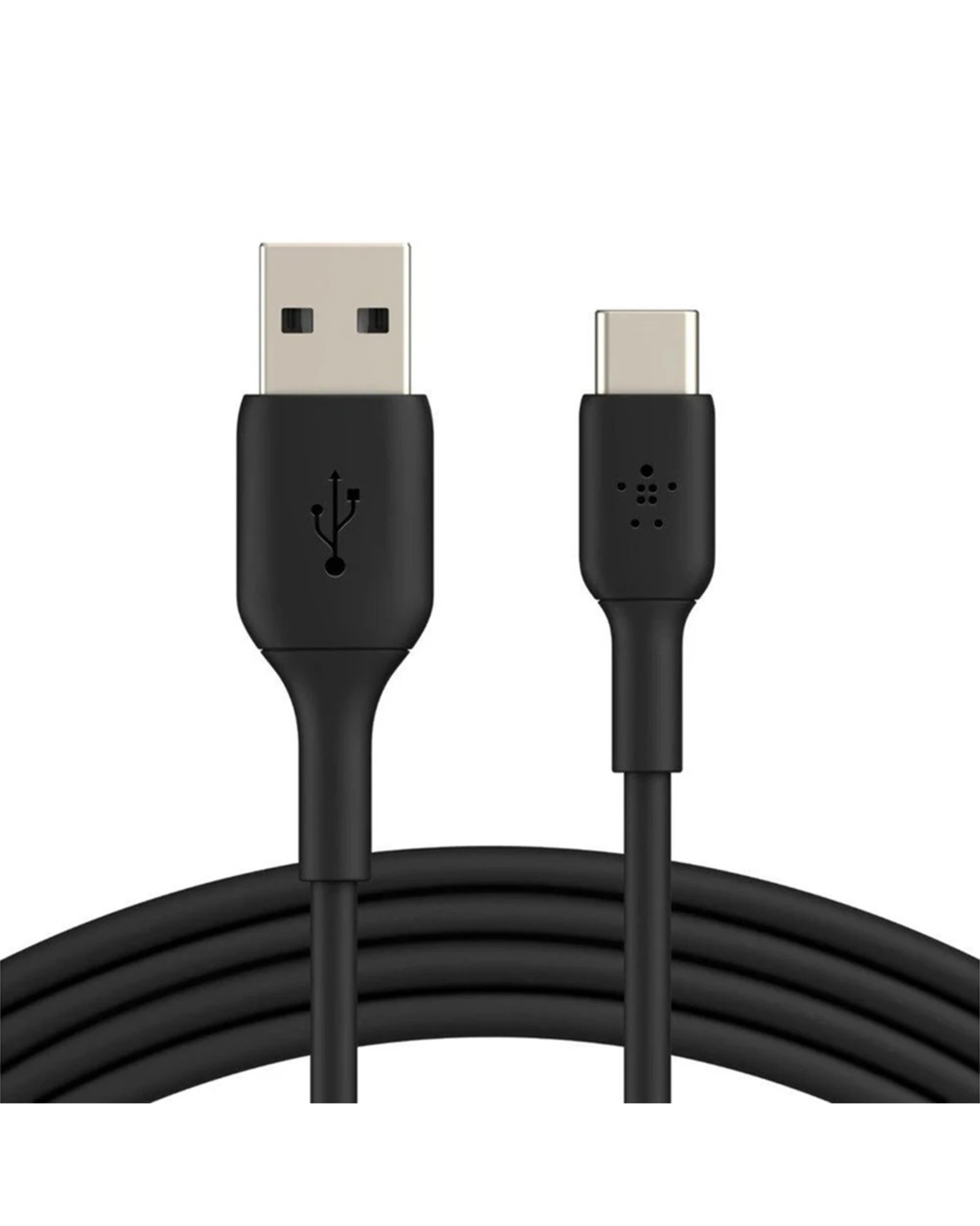 2 Belkin - USB-A to USB-C Cable Data Sync Charging Cord 2m - Black, 2 of 3