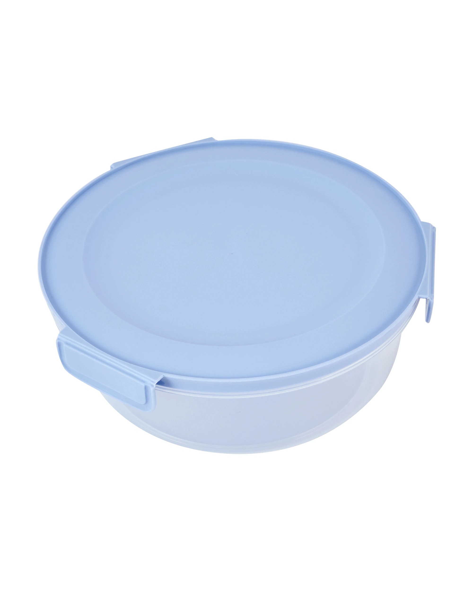 2 Set of 5 Round Food Storage Containers - Blue, 2 of 5