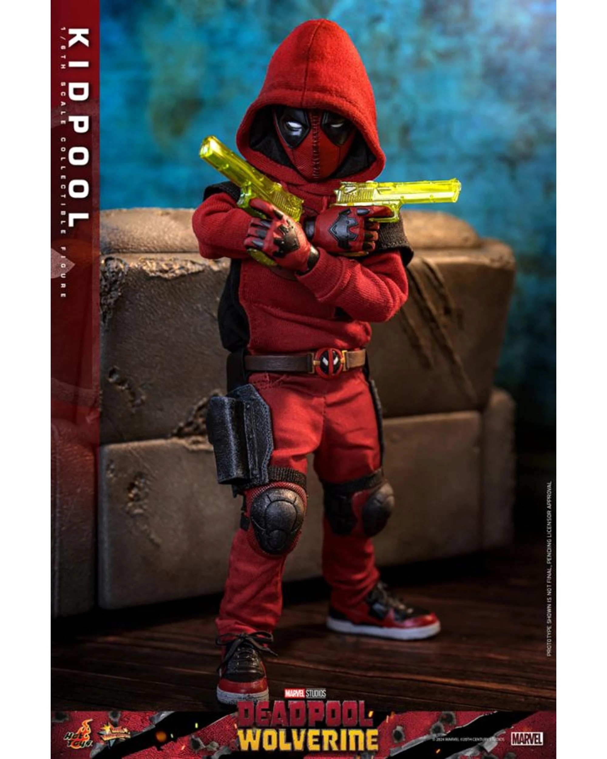 2 Hot Toys Deadpool and Wolverine: Kidpool 1:6 Scale Collectible Action Figure, 2 of 10