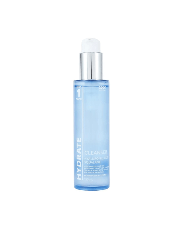 OXX Skincare Step 1 AM/PM Hydrate Cleanser 150ml - Hyaluronic Acid and Squa