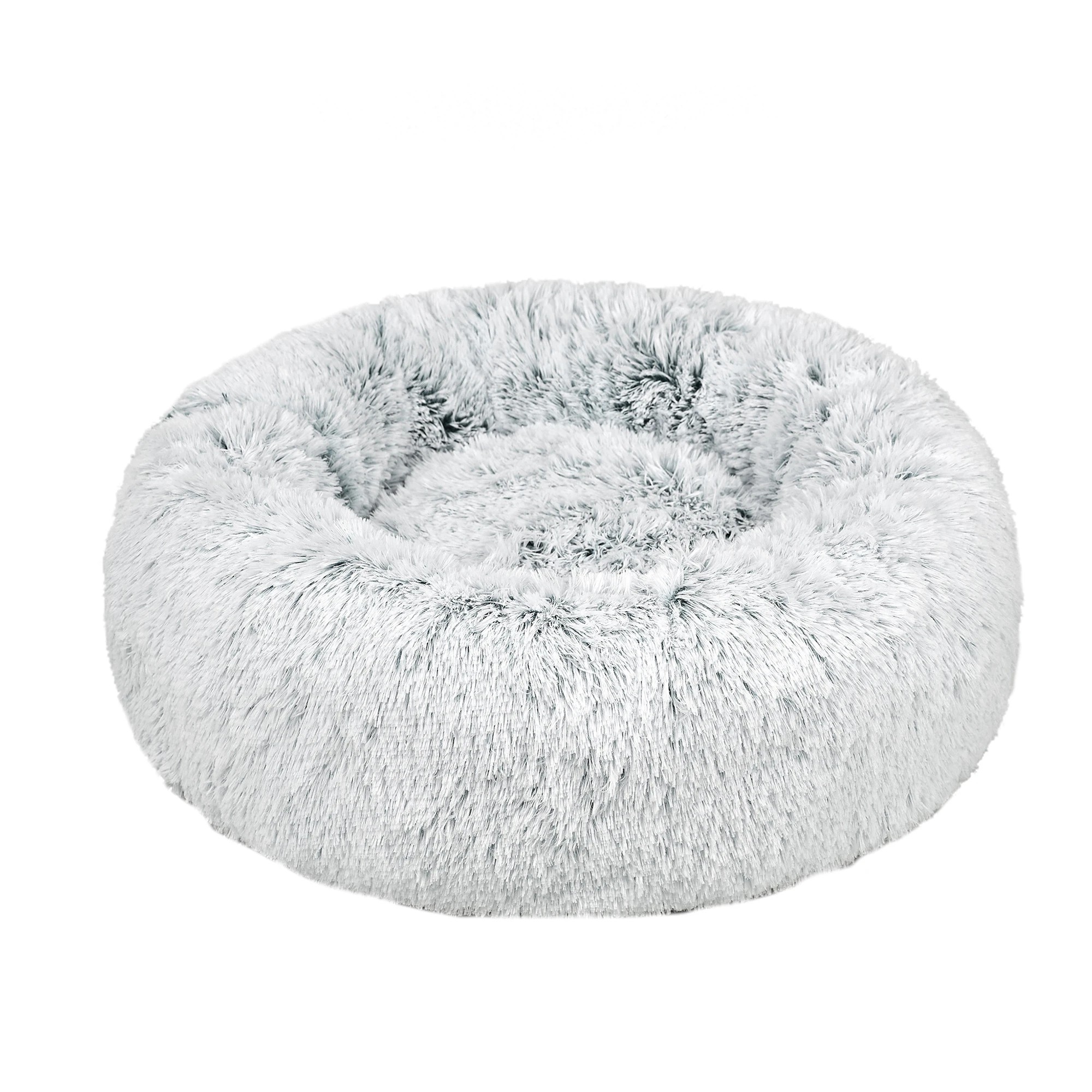 1 Pawz Plush Pet Bed Medium Charcoal Cover Only, 1 of 7
