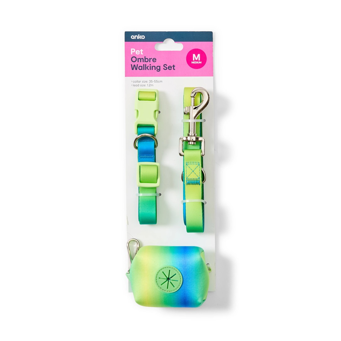 6 Pet Ombre Walking Set - Medium, 6 of 6