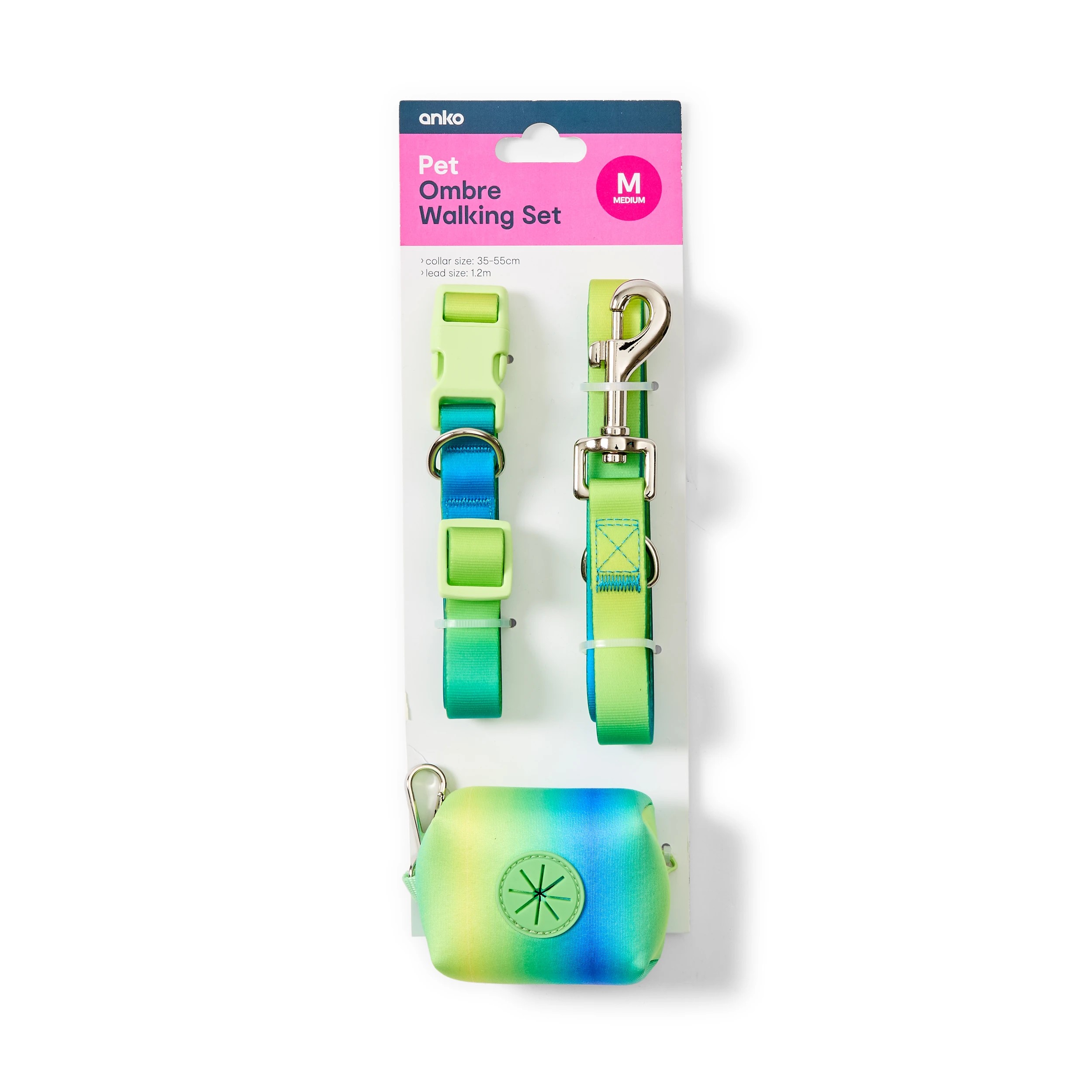 6 Pet Ombre Walking Set - Medium, 6 of 6