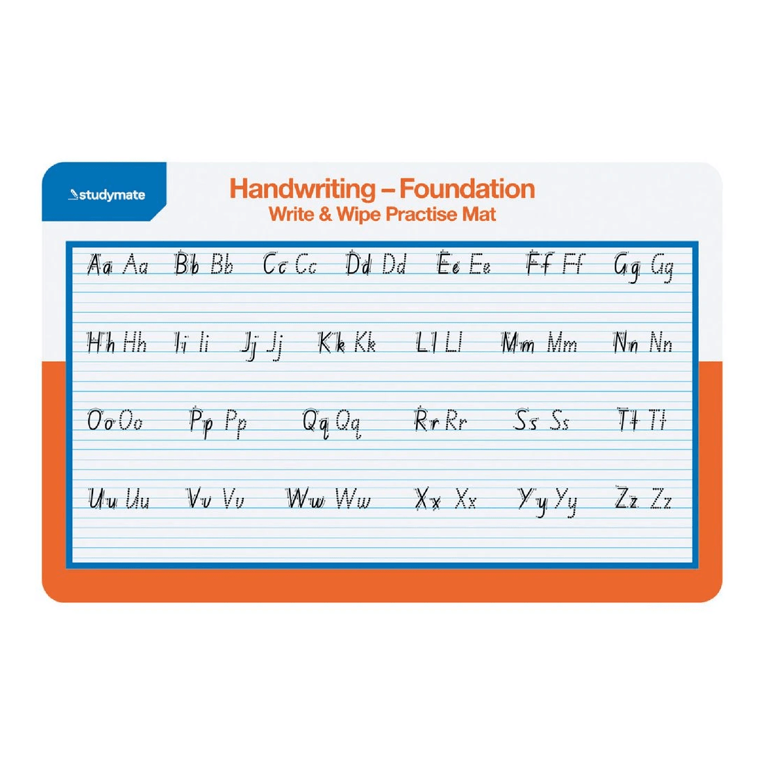 1 Studymate NSW Handwriting Write & Wipe Practise Mat, 1 of 3