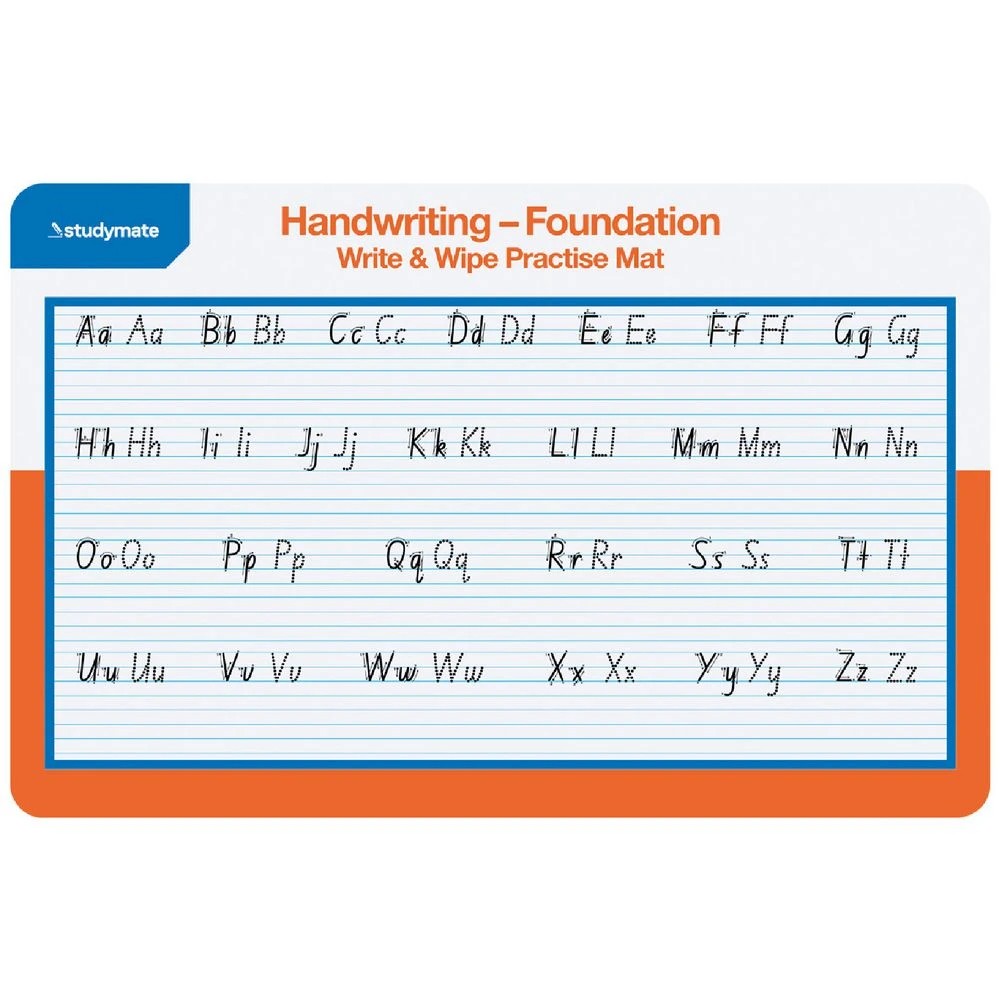1 Studymate NSW Handwriting Write & Wipe Practise Mat, 1 of 3