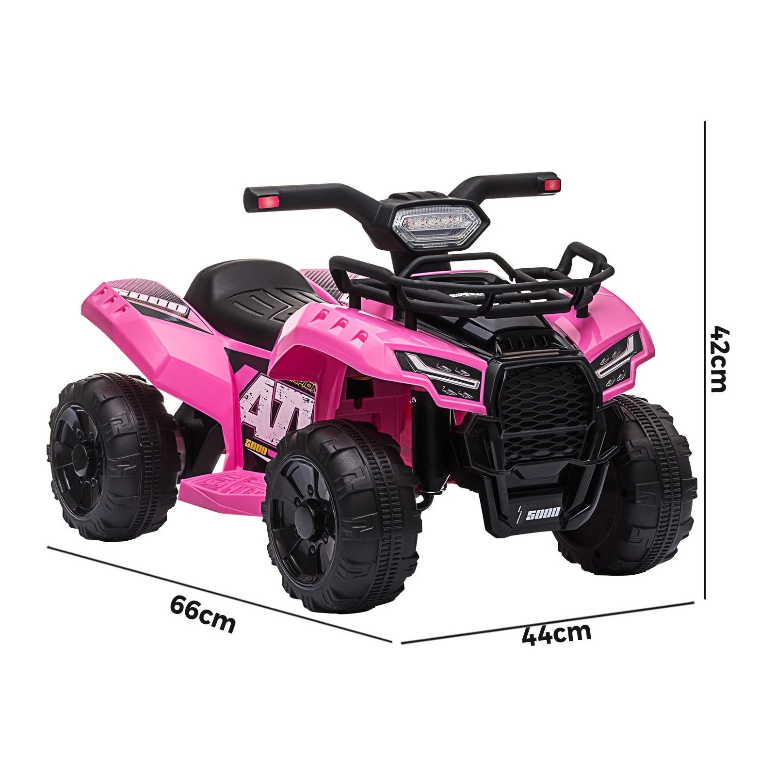 10 Mazam Ride On Car Electric Atv Bike Vehicle For Toddlers Kids Rechargeable
 - Pink, 10 of 10