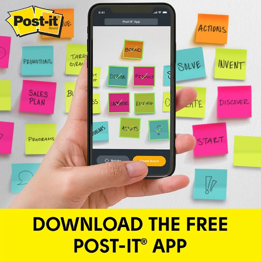 6 Post-it Lined Notes 101 x 152mm Yellow 8 Pack, 6 of 7