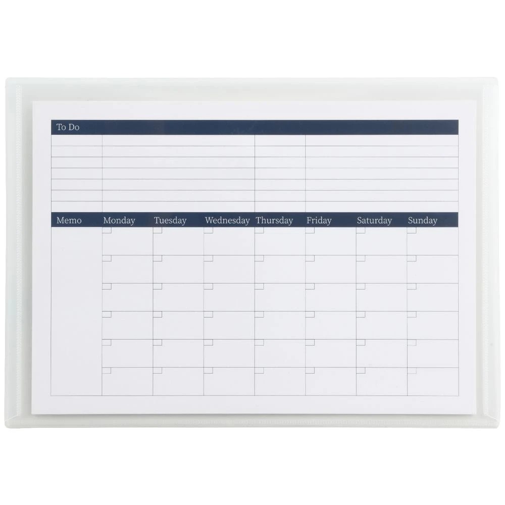 4 J.Burrows A4 Document Wallet Magnetic Closure Clear, 4 of 4