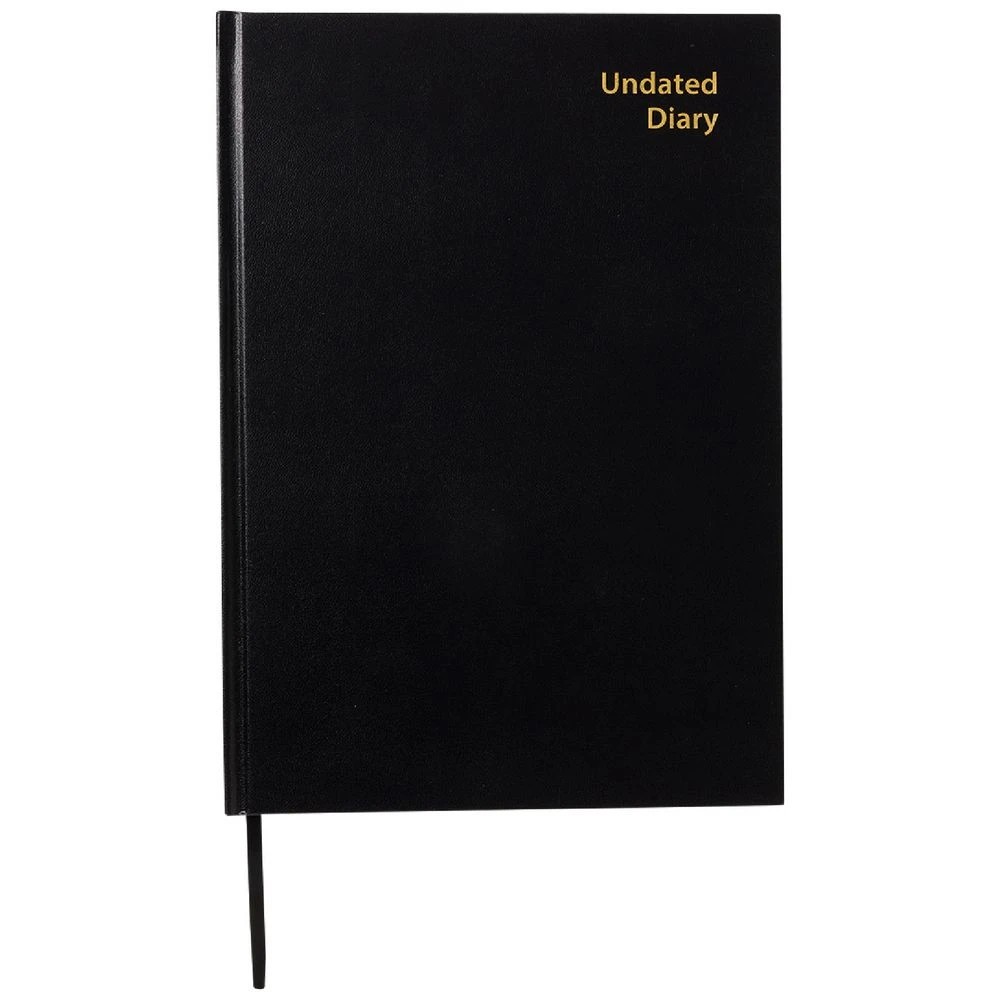 1 Keji A4 Day to Page Hardcover Undated Diary Assorted, 1 of 5