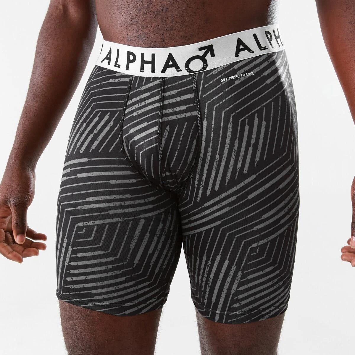 1 Long Leg Printed Sports Trunks ANGLE FILE, 1 of 5