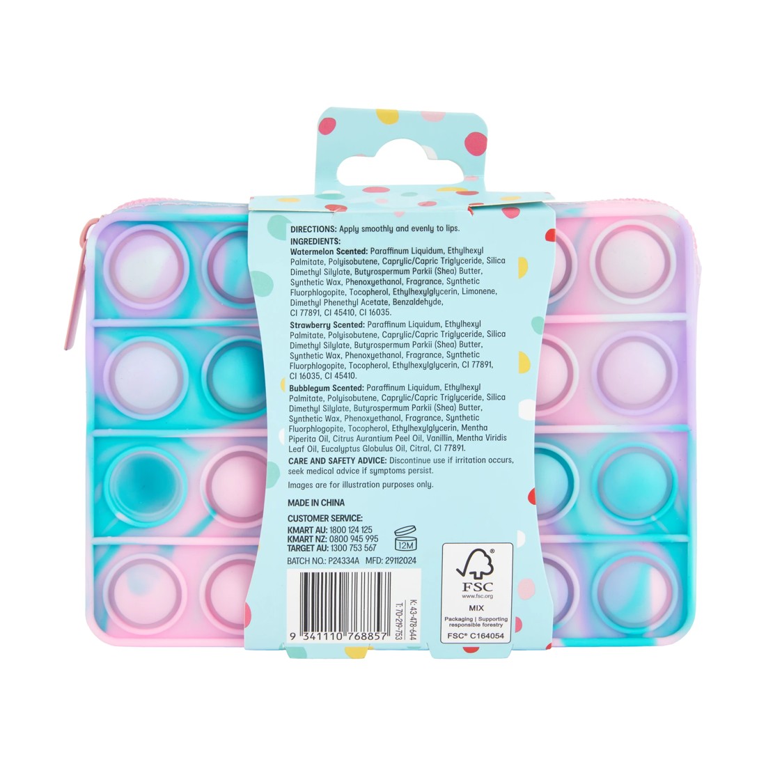 8 OXX Skincare Lip Gloss and Popper Bag Set, 8 of 9