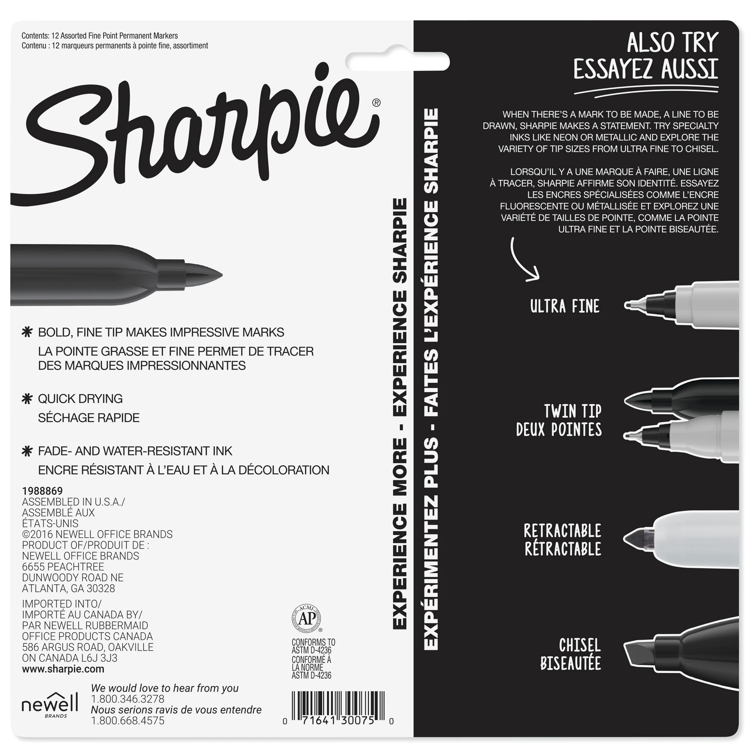 5 12 Pack Sharpie Fine Point Permanent Marker, 5 of 7