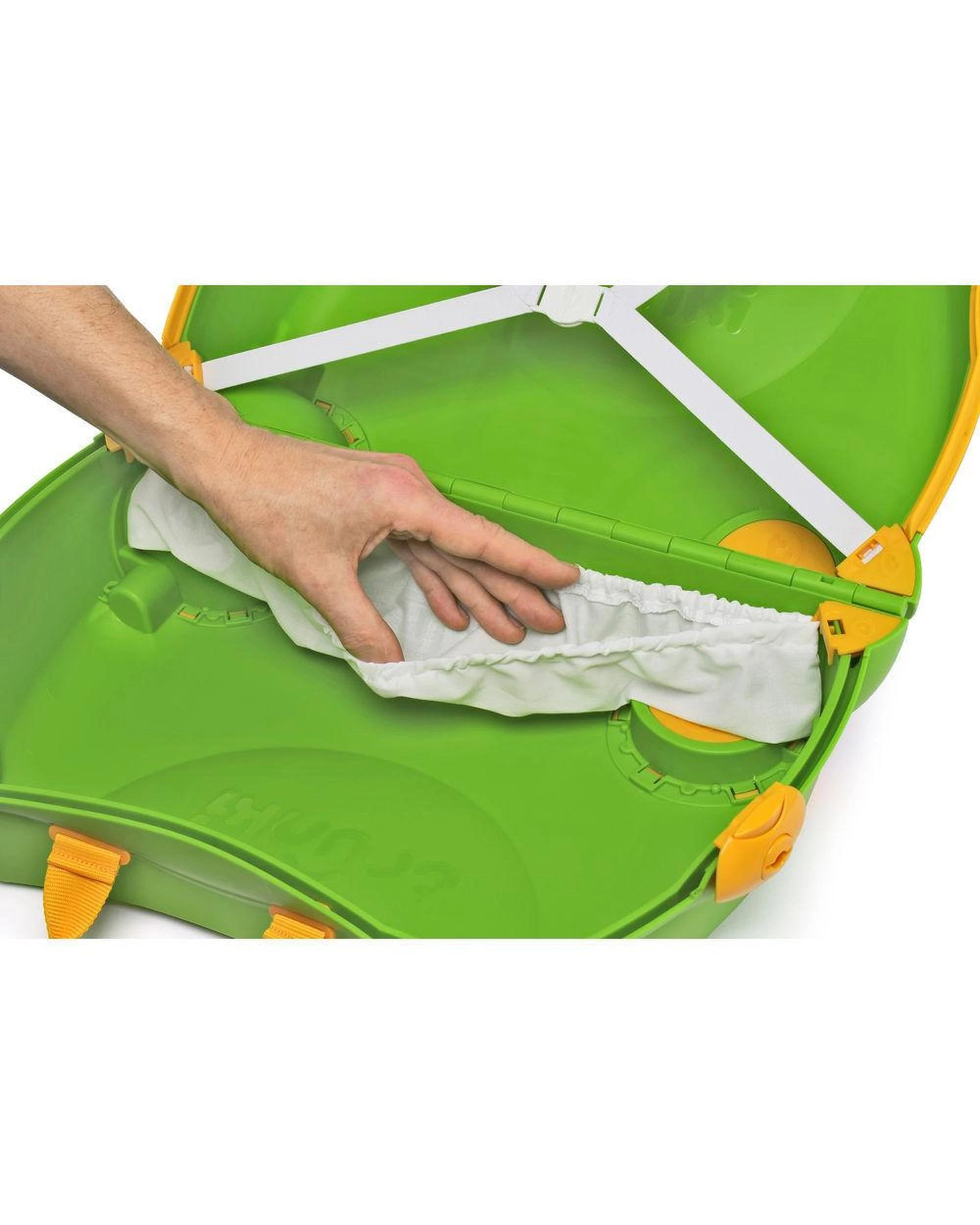 5 Trunki Glide Ride on Luggage Kids Suitcase Toy Box Tommy the Tractor, 5 of 7