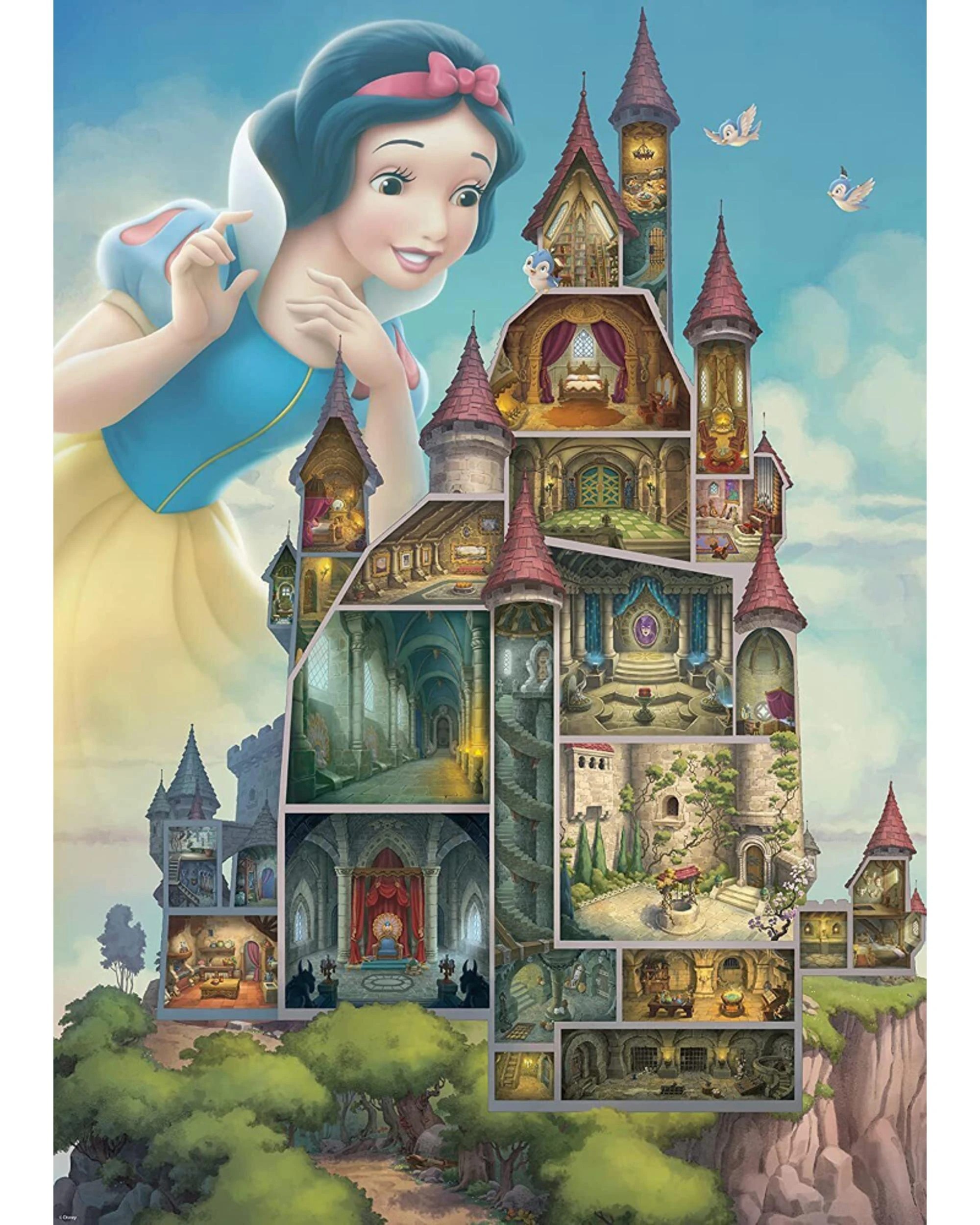 2 Ravensburger Disney Castles Collection Snow White 1000 Piece Jigsaw Puzzle, 2 of 2