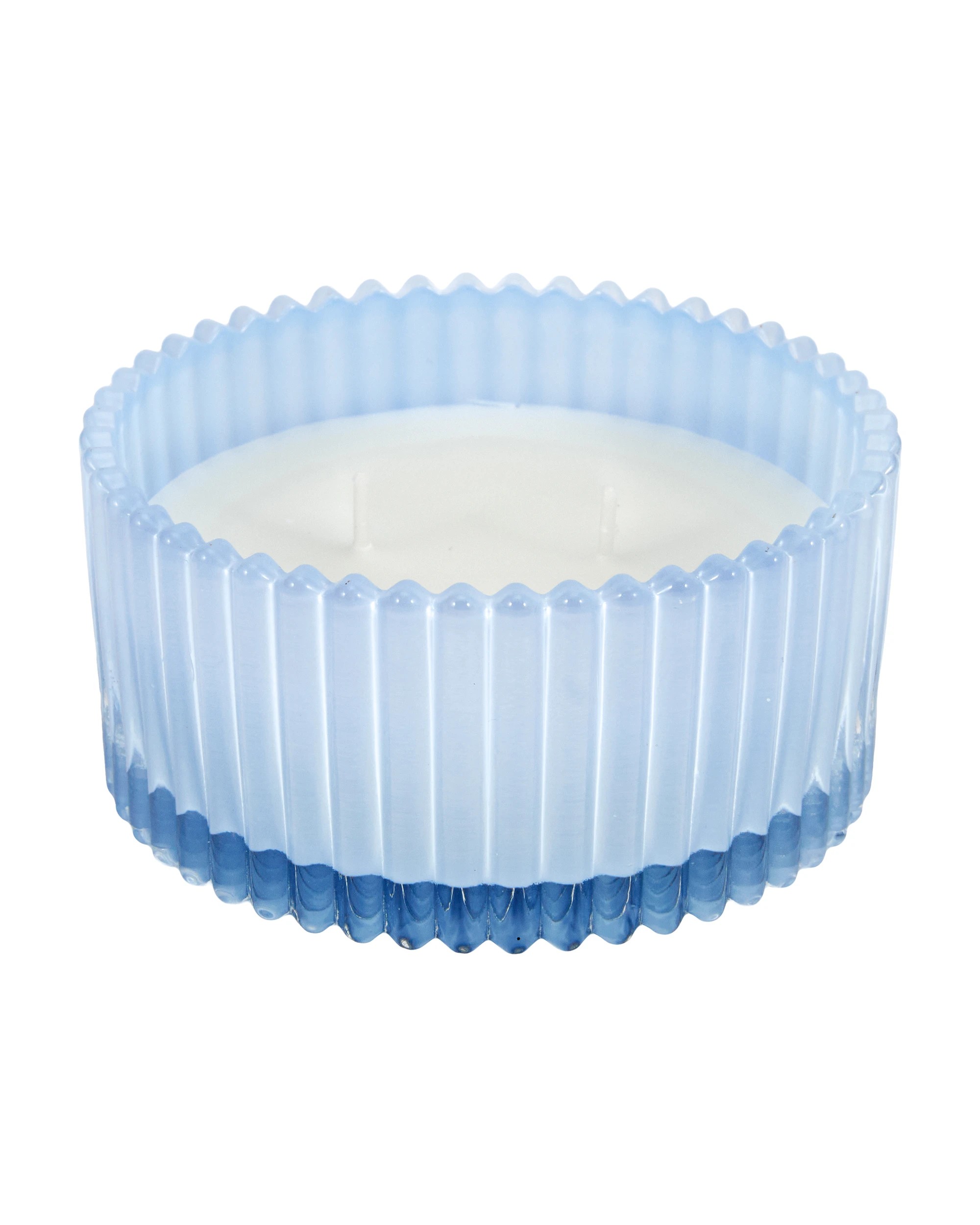 2 Blue Bow Lid Glass Candle, 2 of 6