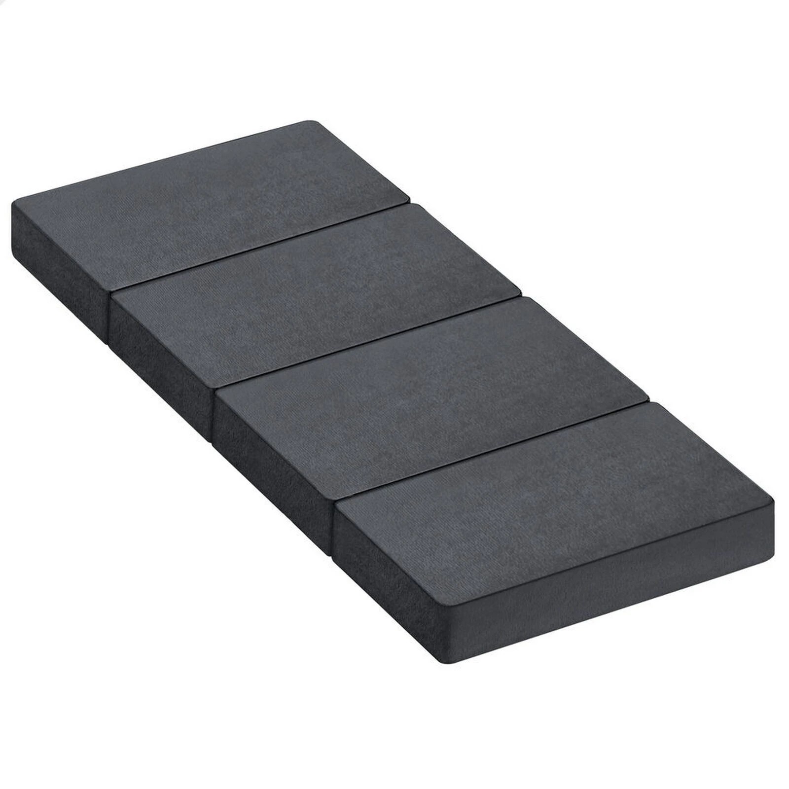 1 Starry Eucalypt Foldable Mattress Folding Foam Camping 70X180CM - Grey, 1 of 4