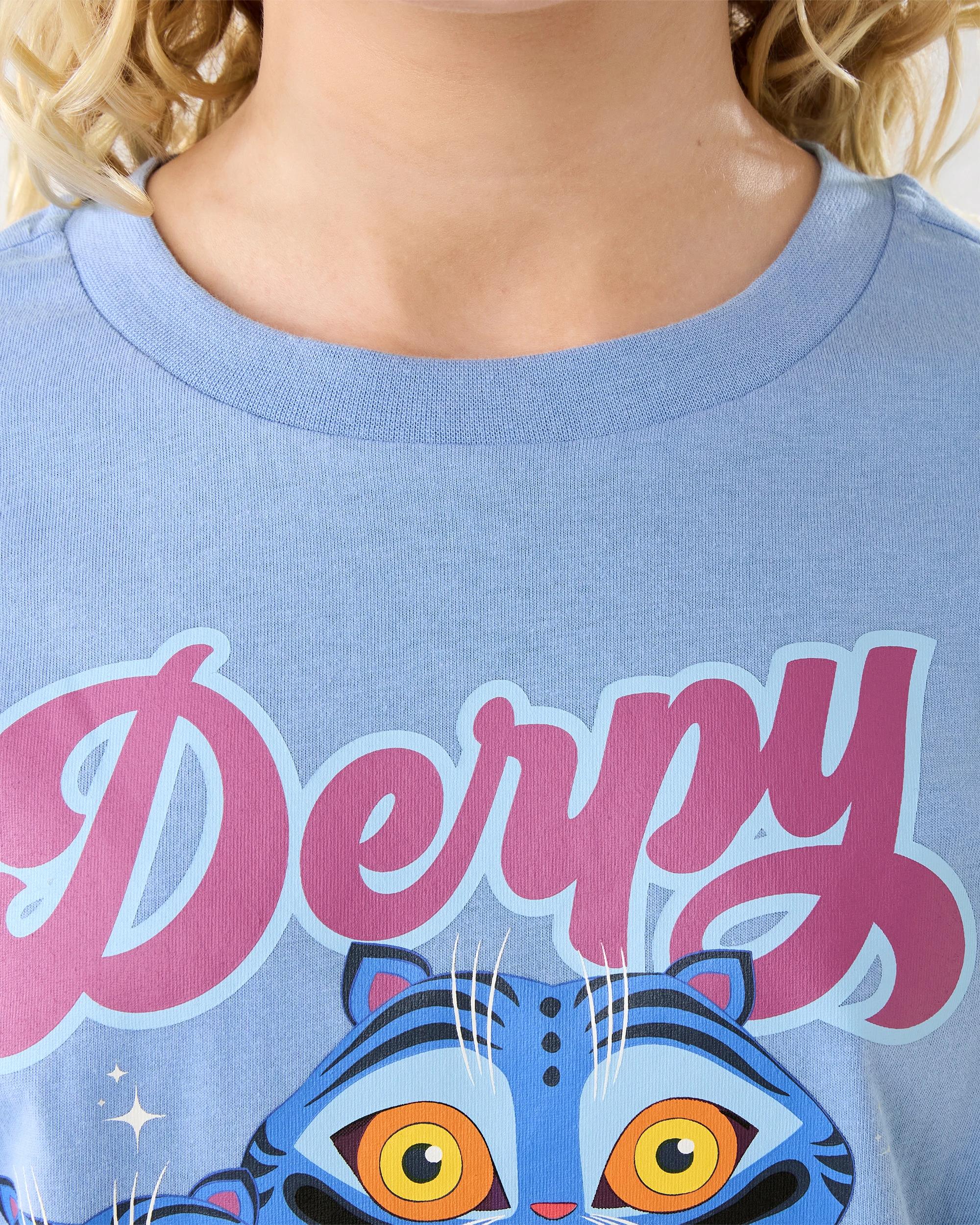5 KPop Demon Hunters Derpy License Cropped T-shirt Blue Dh, 5 of 7