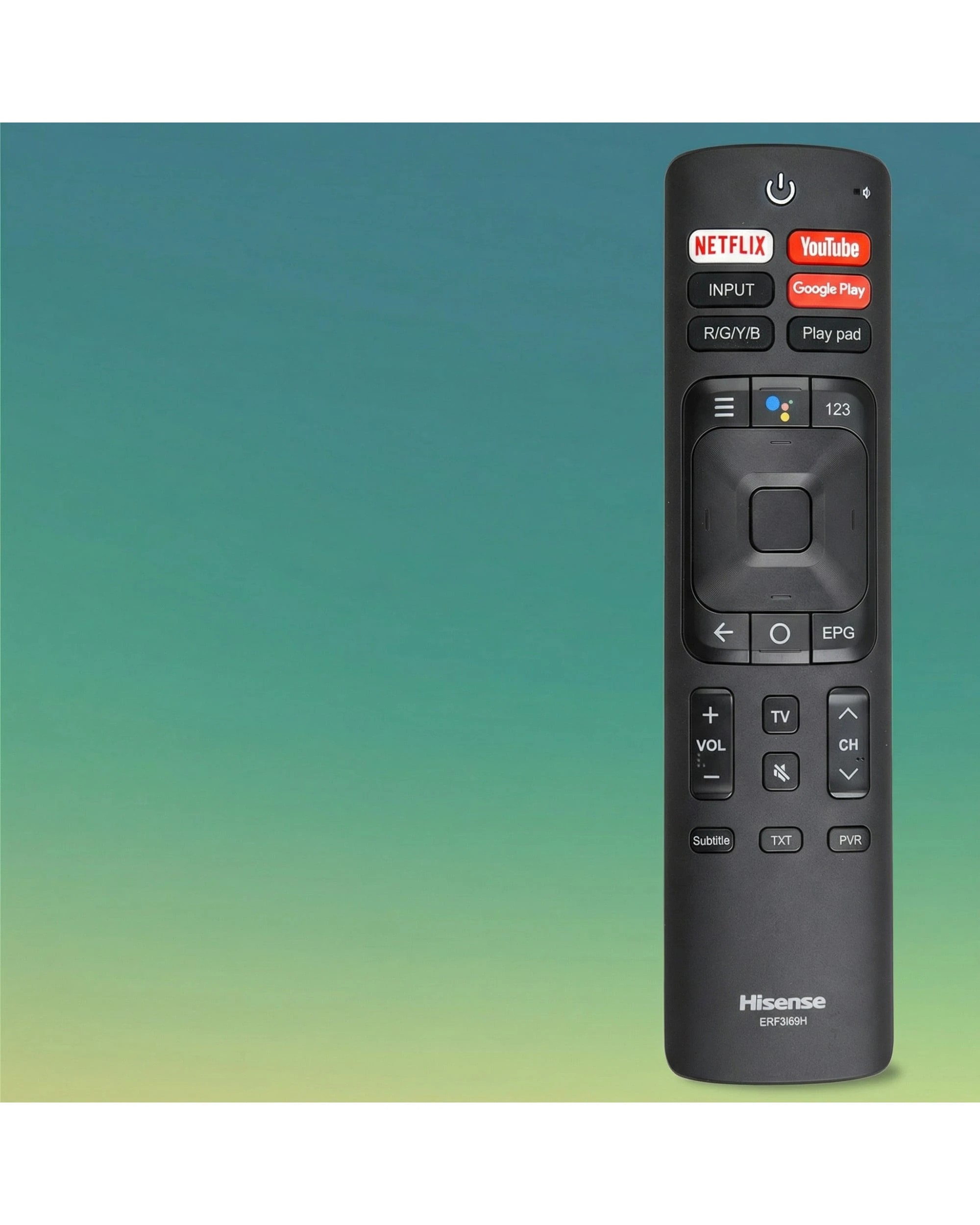 3 Hisense Genuine ERF3I69H TV Remote Control - Black, 3 of 4