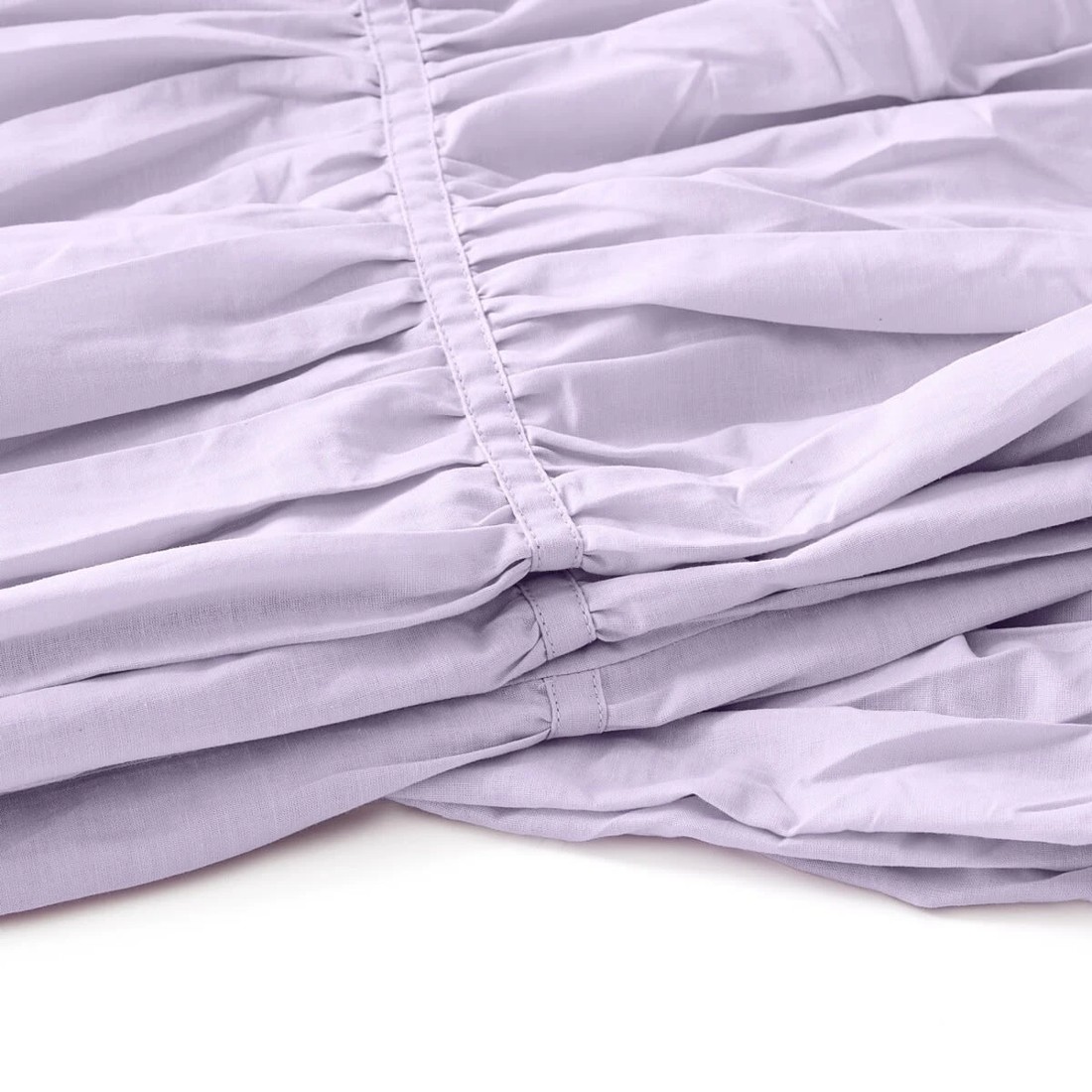 4 Arlo Cotton Quilt Cover Set - Queen Bed, Lilac, 4 of 6