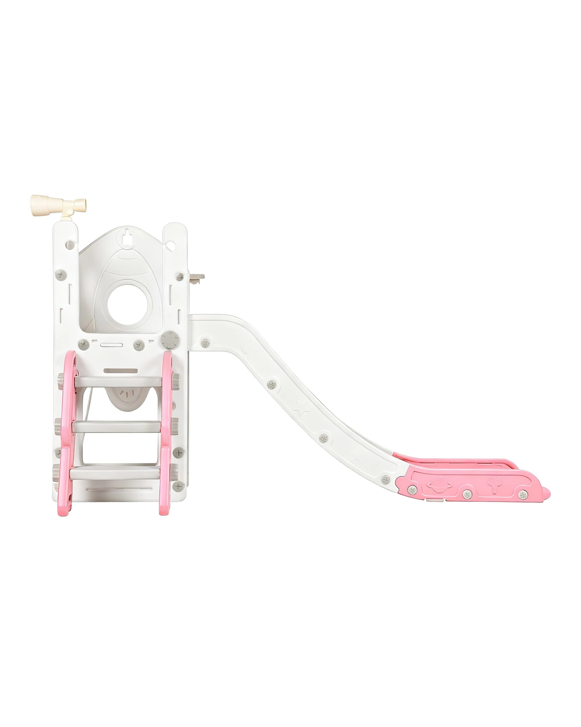 4 6 in 1 Toddler Slide Indoor Baby Slide Kids Playset Outdoor Playground, 4 of 10