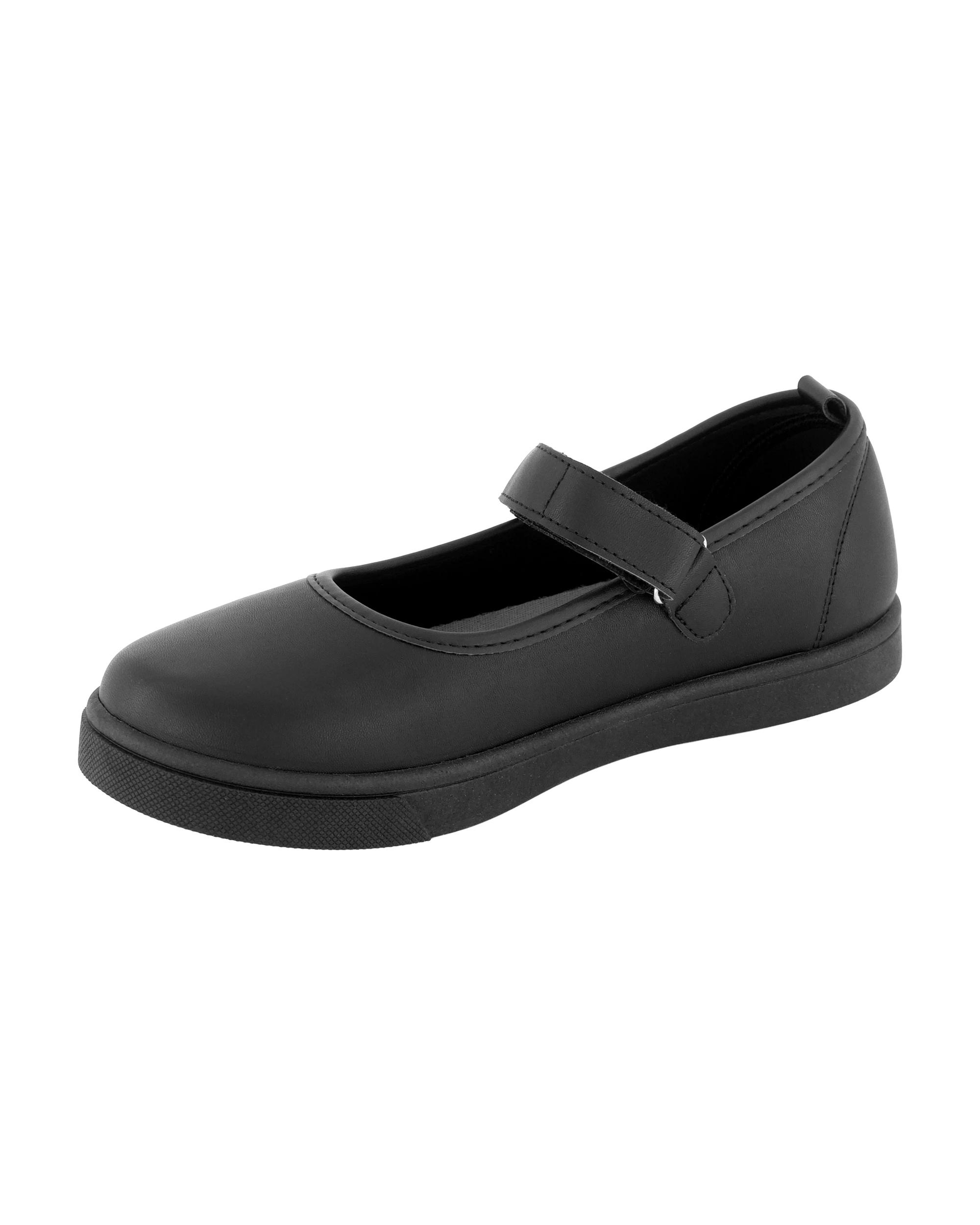 3 Senior A-Bar School Shoes Black, 3 of 5