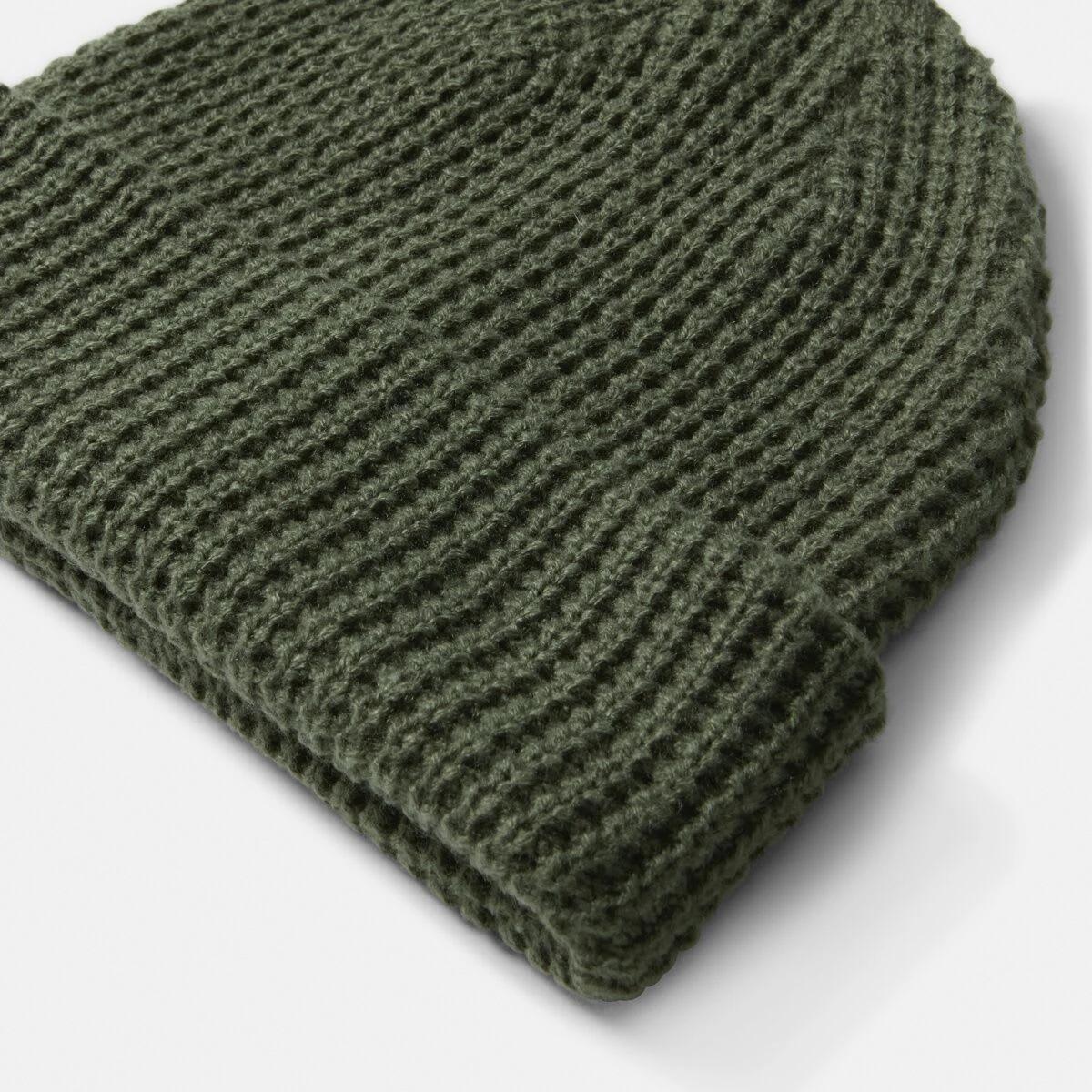 3 Waffle Beanie Grn Khaki, 3 of 4