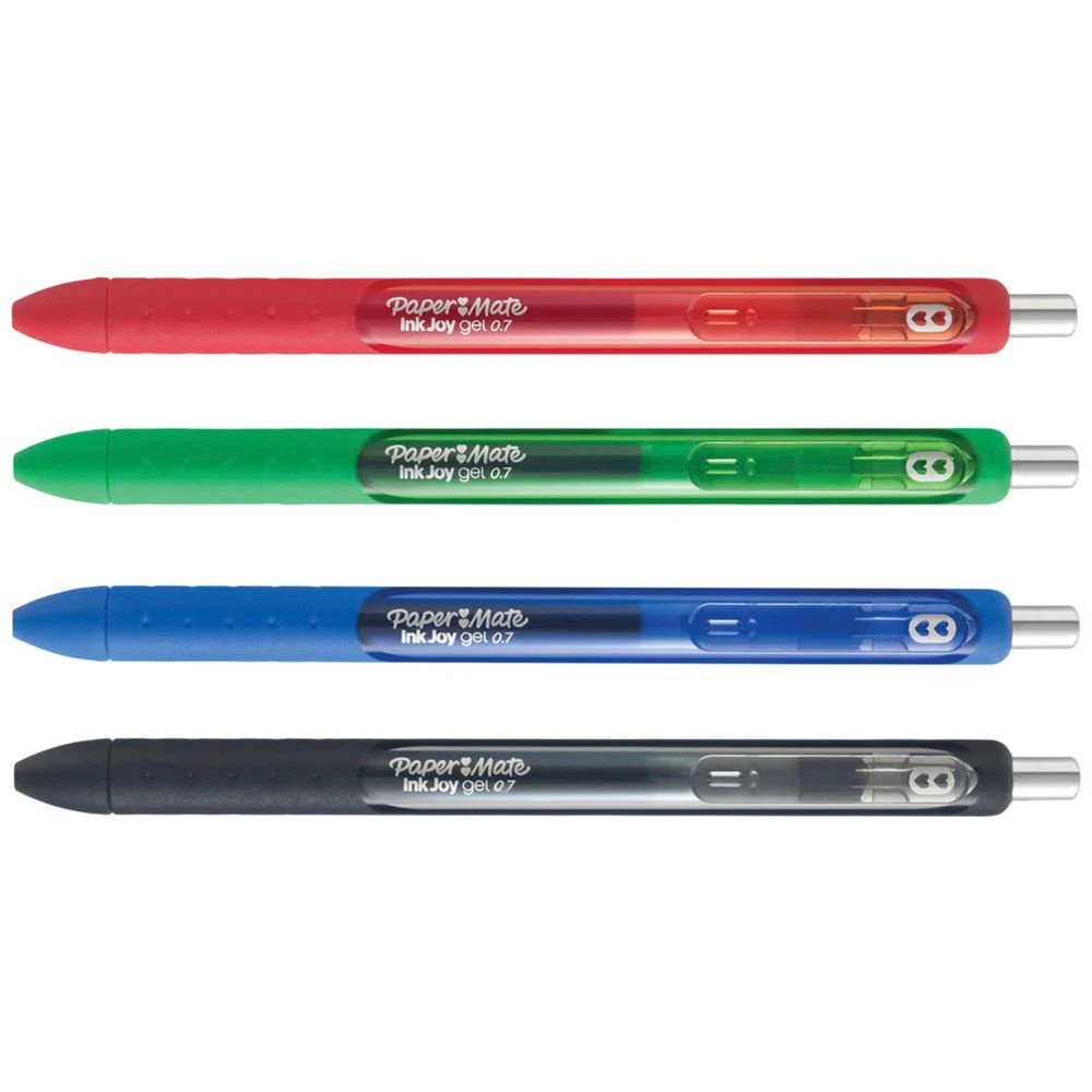 3 Paper Mate InkJoy Gel Pens 0.7mm Assorted 4 Pack, 3 of 9