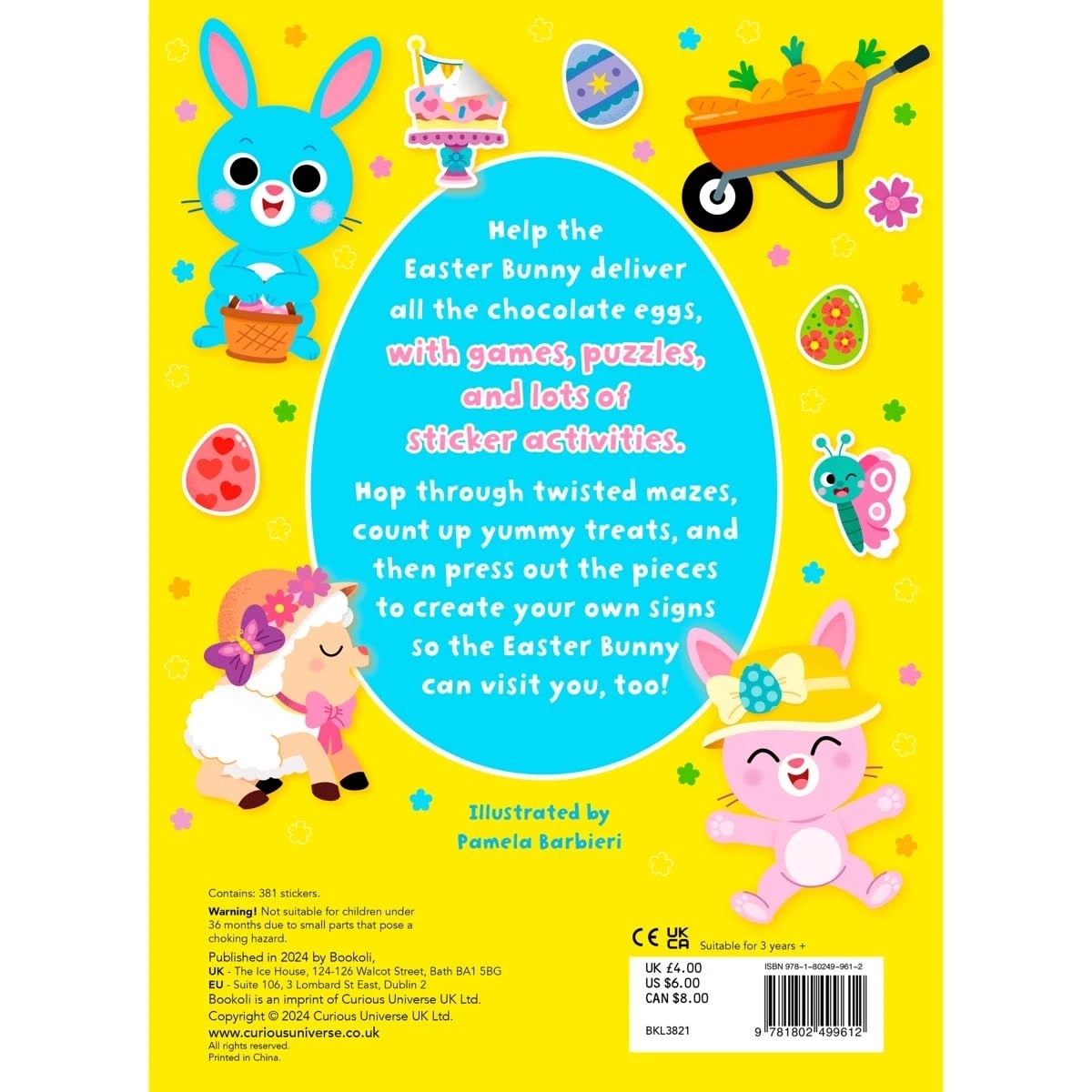 2 Easter Egg Hunt Sticker Activity Book by Pamela Barbieri - Book, 2 of 2
