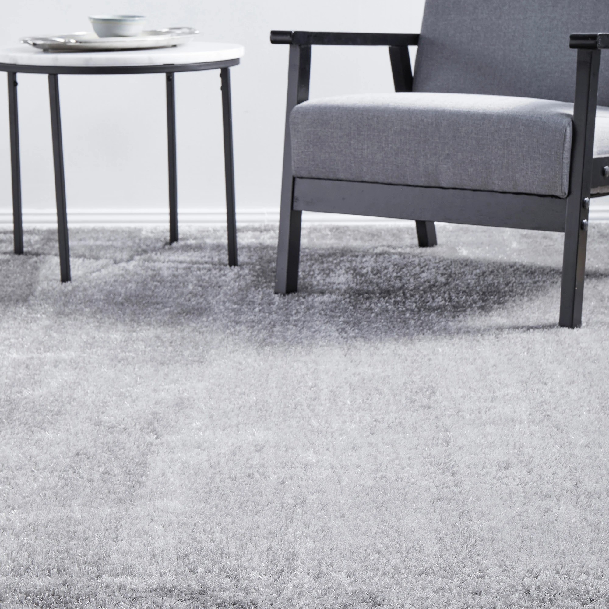 1 Common Ground Rugs Carmine 150x80 cm Rug - Silver, 1 of 8