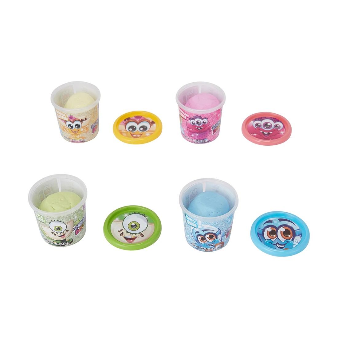 2 4 Pack Scentos Doughrrific Shimmer Dough Tubs, 2 of 5