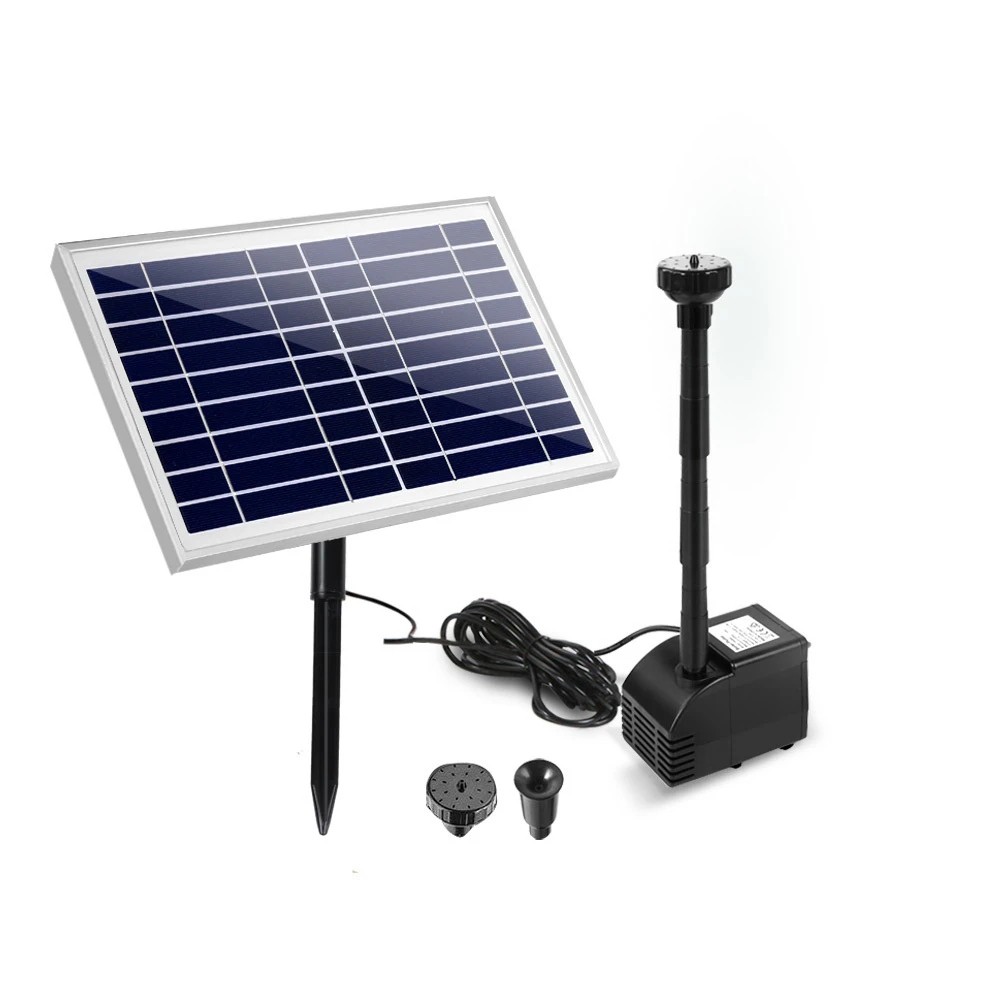 1 Gardeon Solar Pond Pump Submersible Water Fountain Kit 6.6FT - Black, 1 of 6
