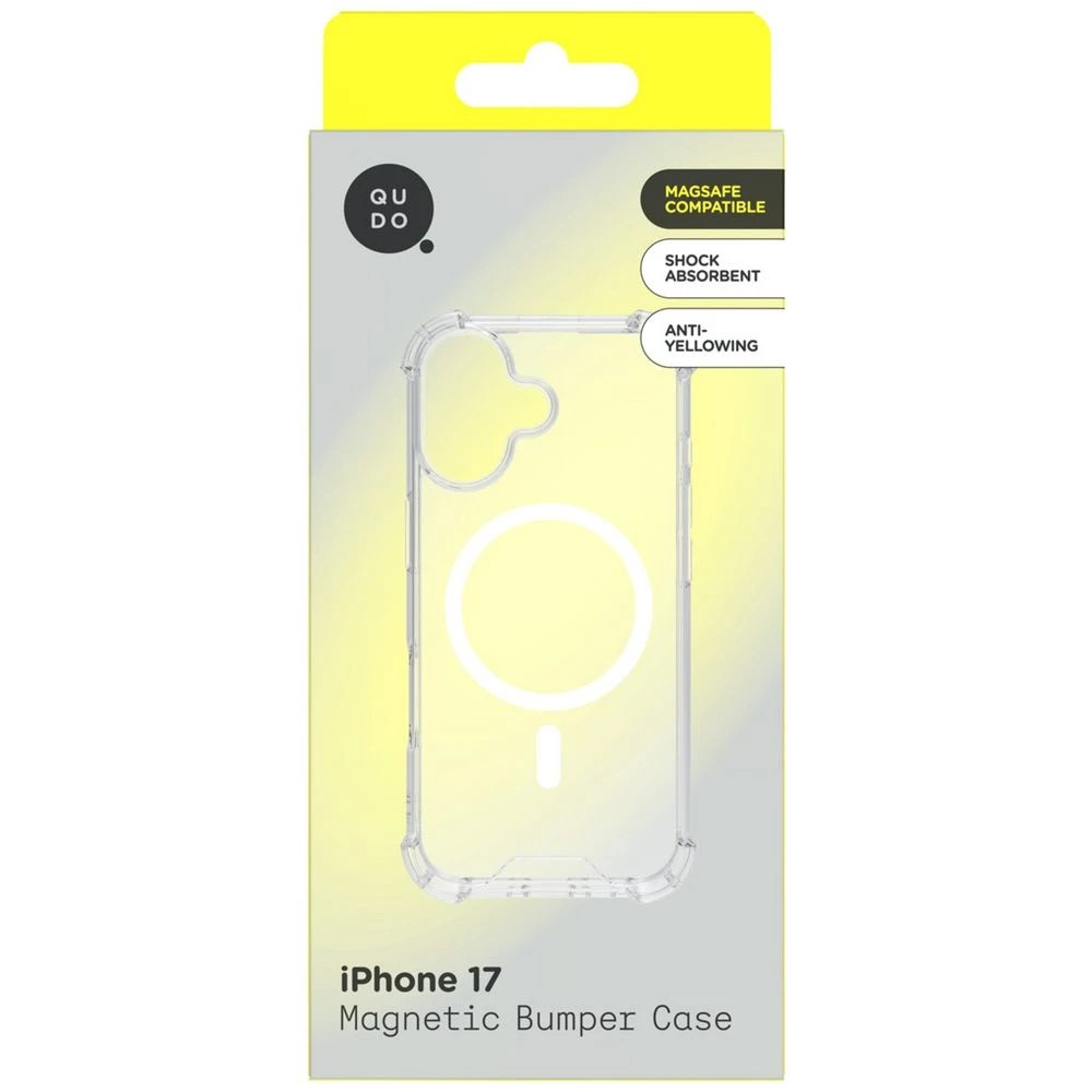 1 Qudo MagSafe Clear Bumper Case iPhone 17, 1 of 3