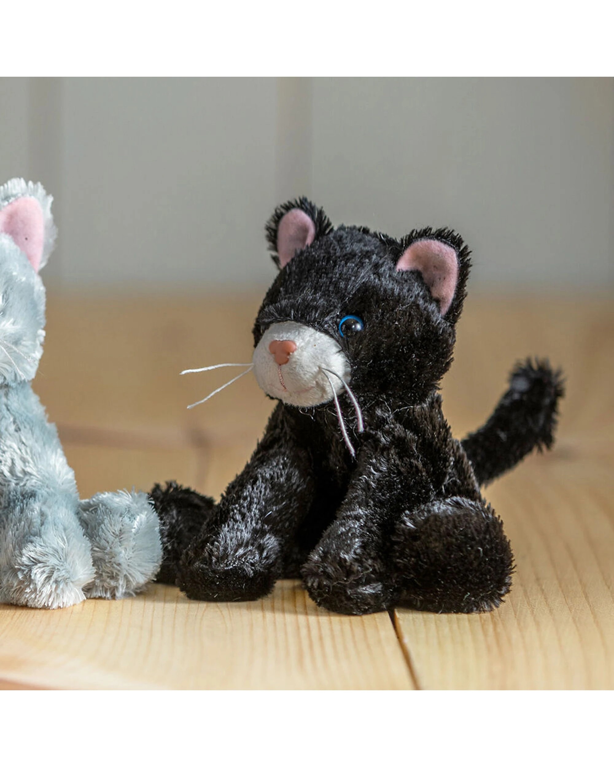 3 Mary Meyer Catsy Kitty Cat Stuffed Animal Plush Toy 10x15cm - Black, 3 of 3