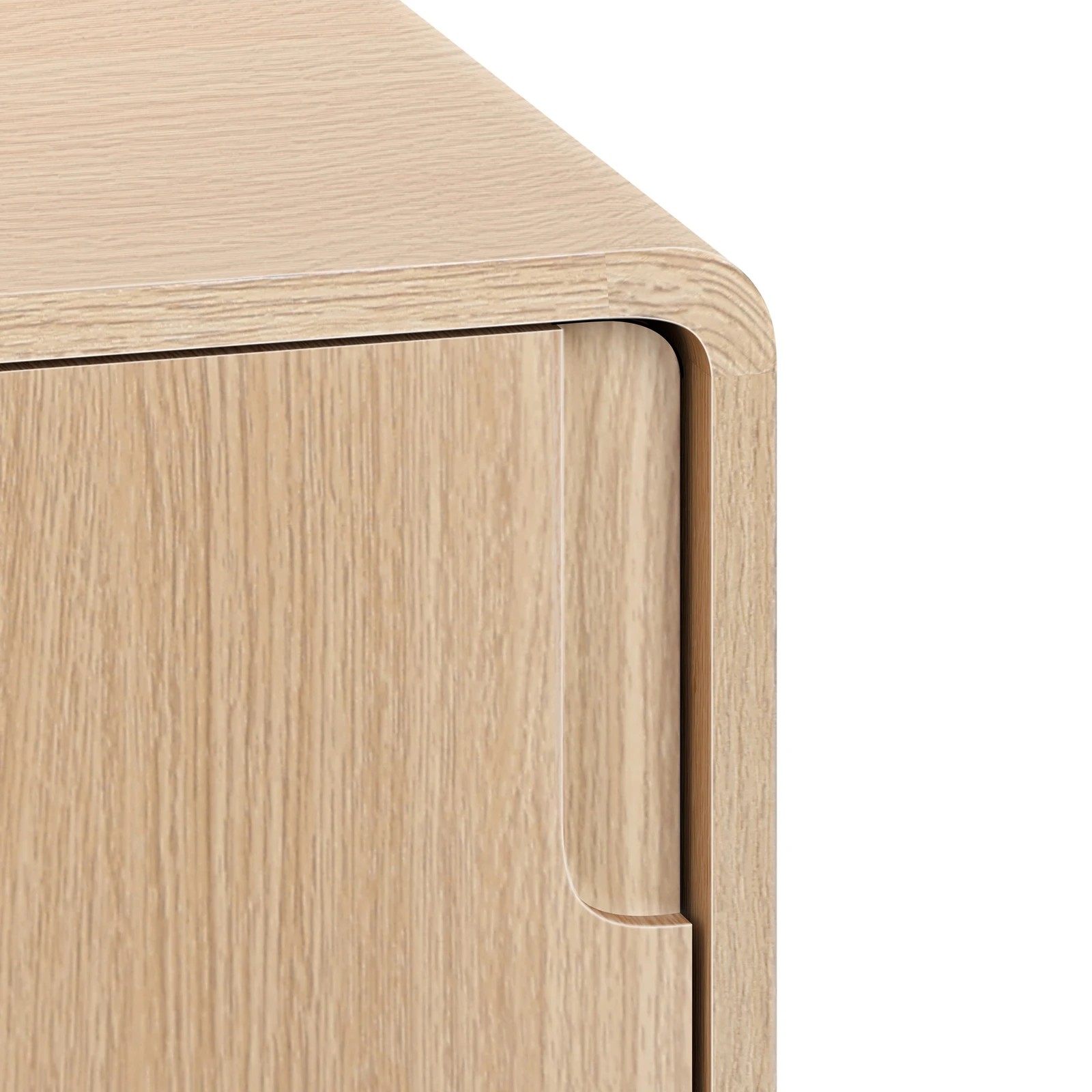 9 Alfordson TV Cabinet Entertainment Unit Stand 150cm Storage Sliding Doors - Oak, 9 of 10