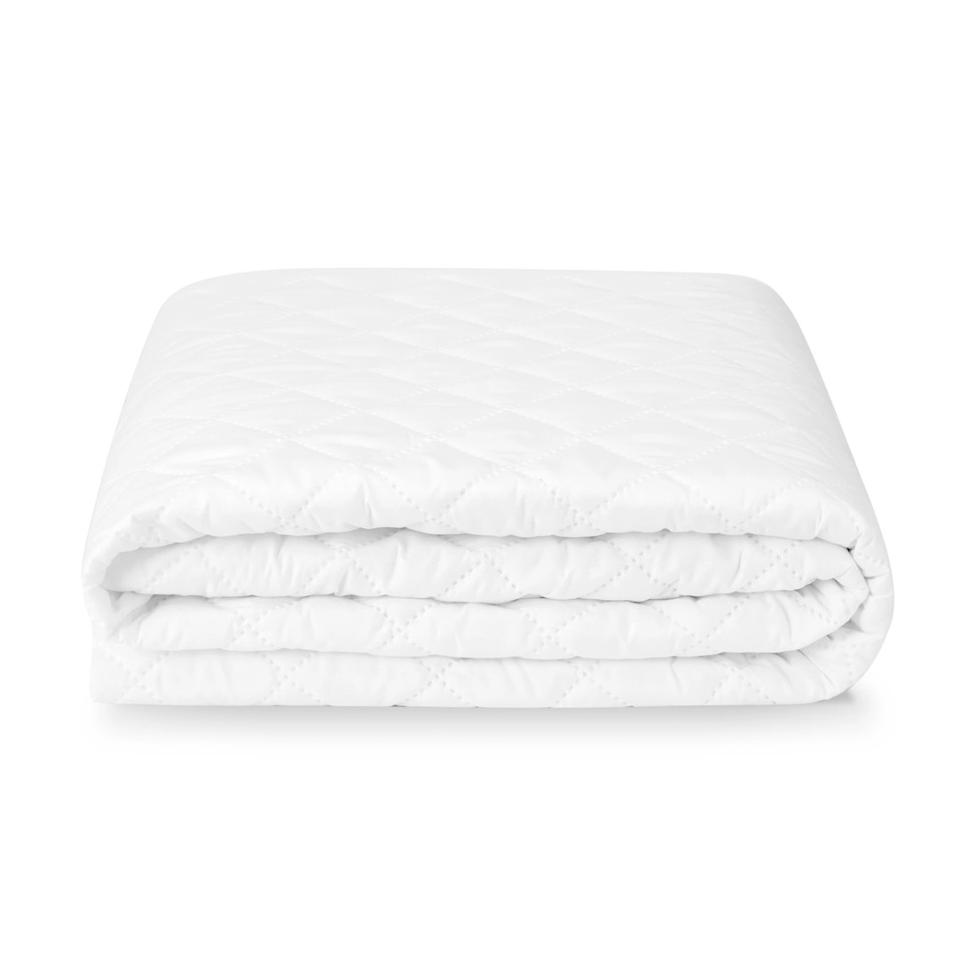 2 Stain Resistant and Allergy Sensitive Mattress Protector - Double Bed, White, 2 of 4