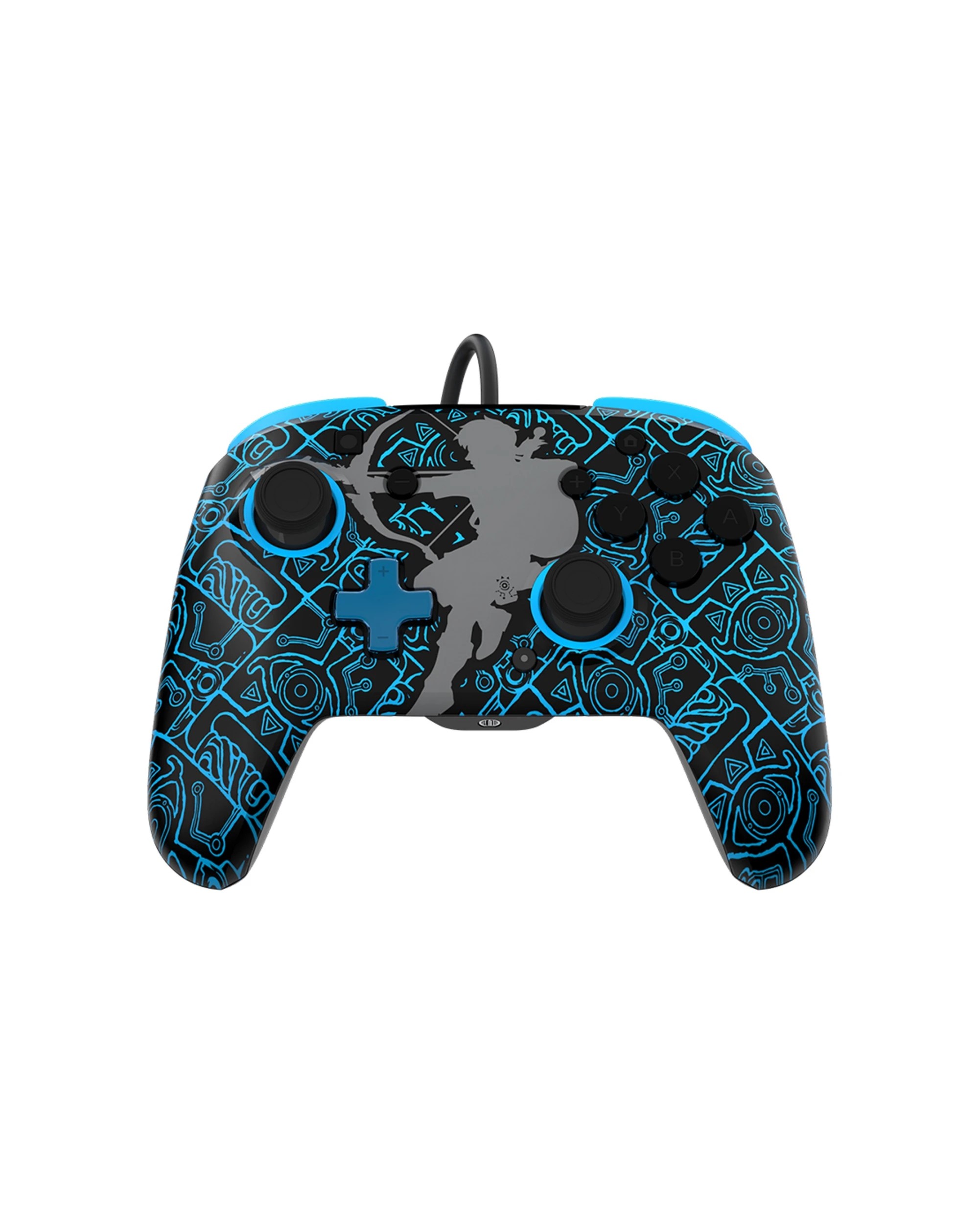 2 PDP Gaming Nintendo Switch Rematch Wired Controller Glow USB Chat Back Buttons
 - black, 2 of 6