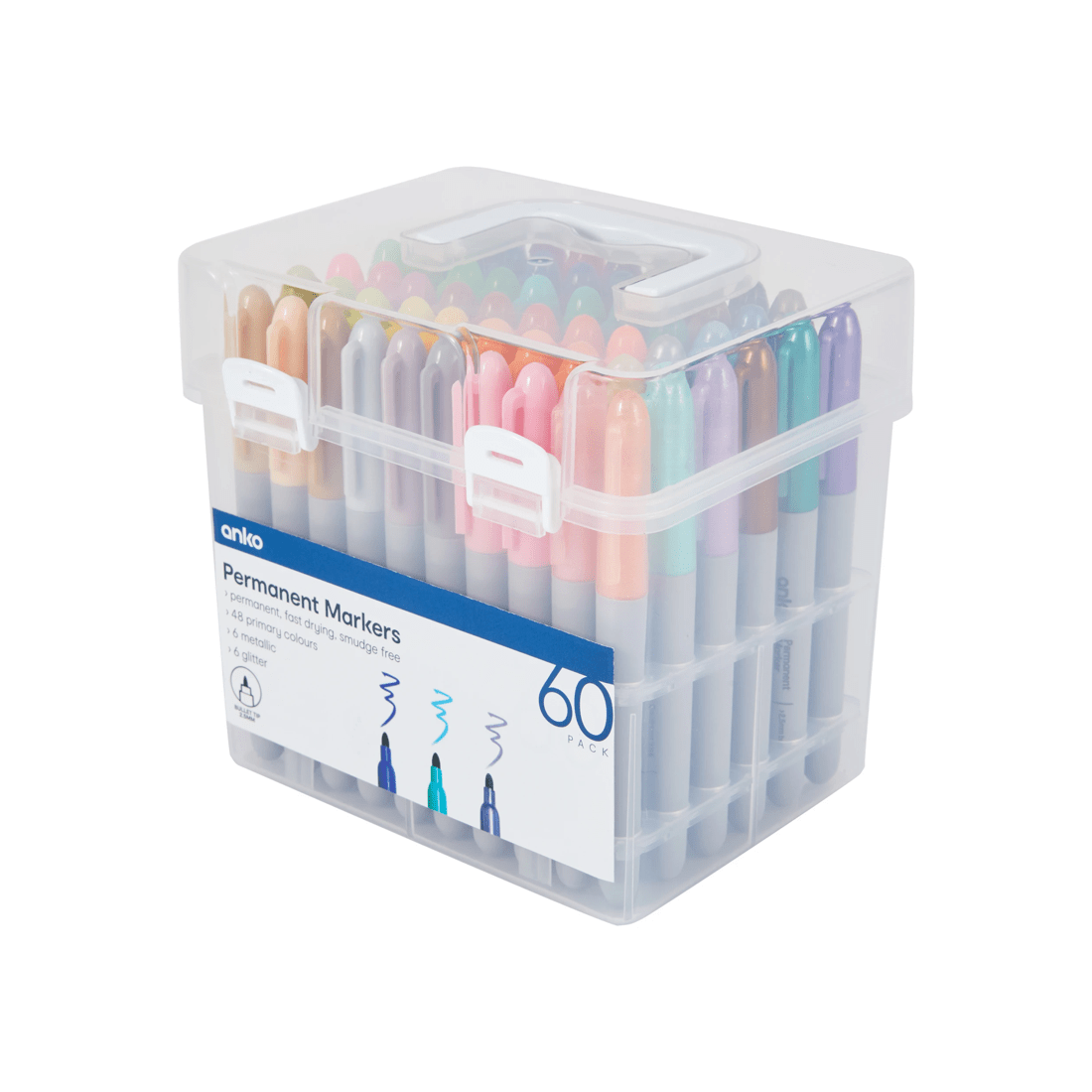 2 60 Pack Permanent Markers, 2 of 8