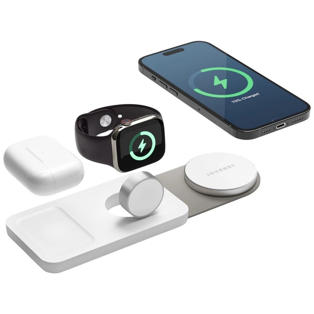 4 Journey SWIV 3-in-1 Wireless Charging Station White, 4 of 5