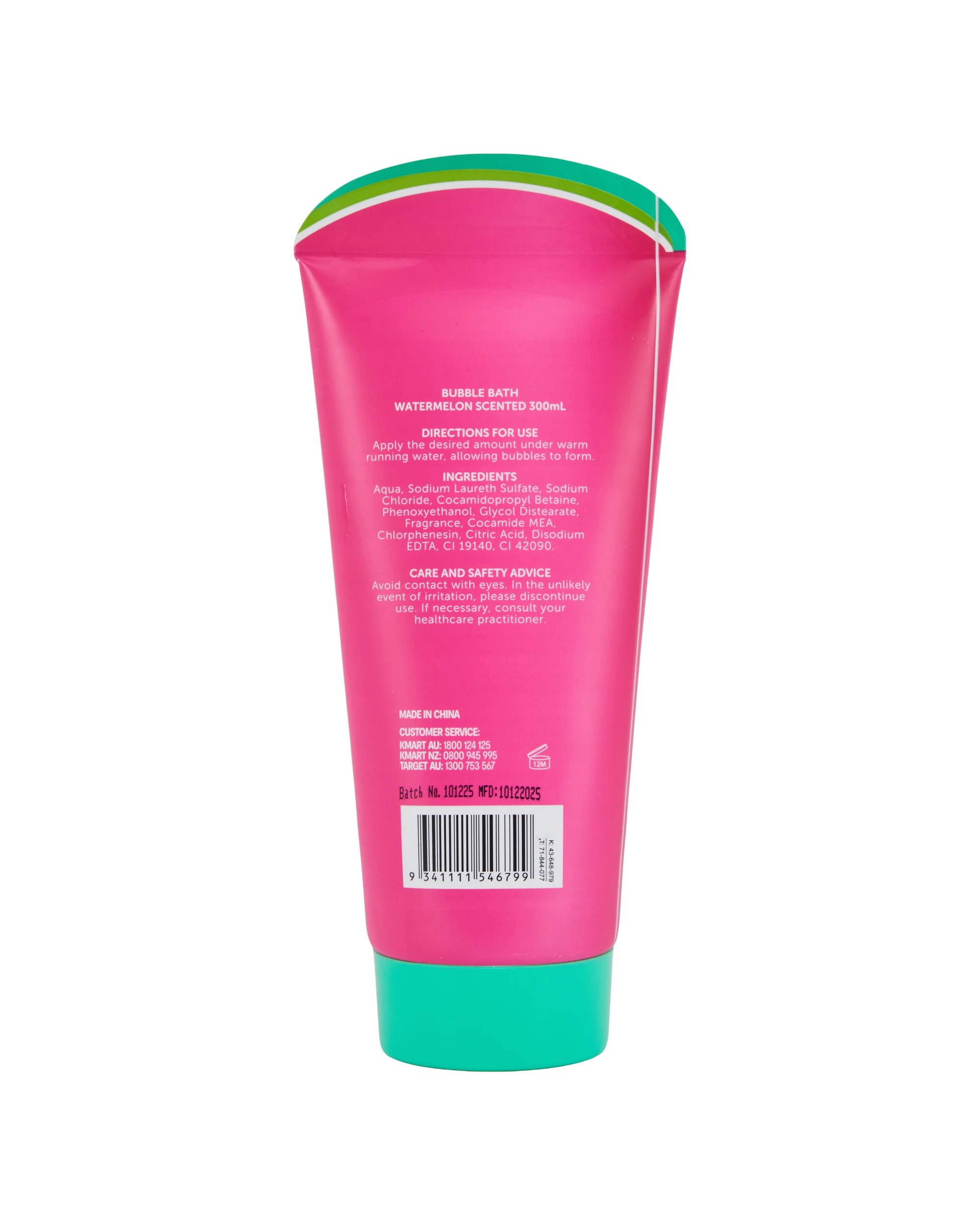 3 OXX Bodycare Bubble Bath 300ml - Watermelon Scented, 3 of 3